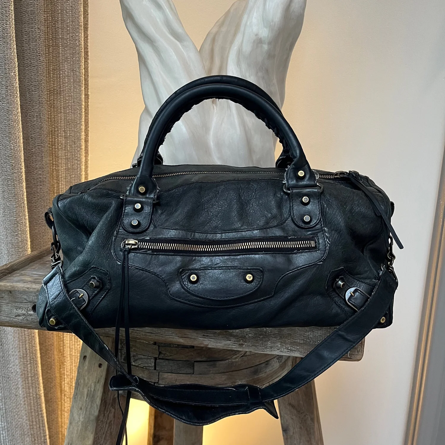 Black Balenciaga City Bag Berkeley Boutique