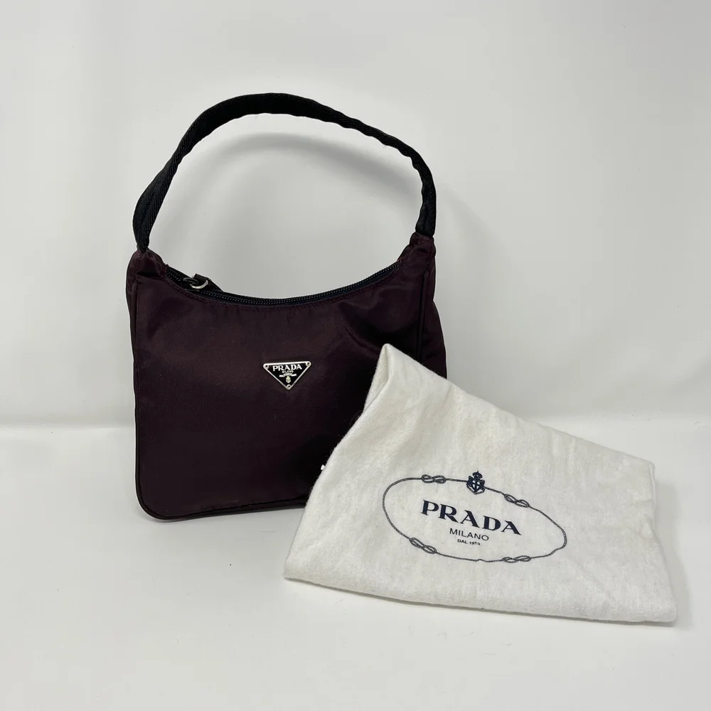 バッグ PRADA SPORT TESSUTO NYLON SHOULDER BAG Prada Nylon Tessuto Sport Shoulder Bag in Mosto — Berkeley Boutique