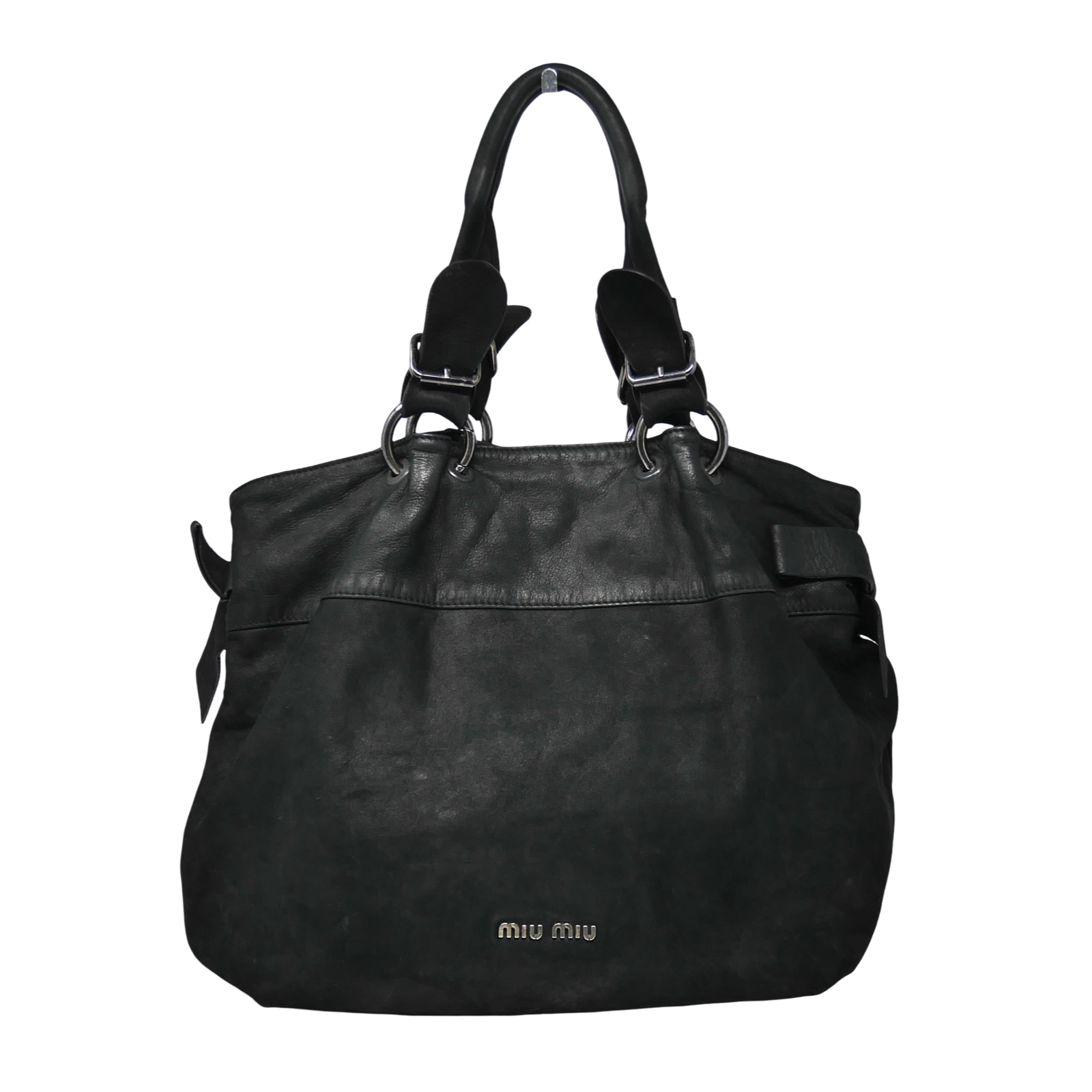 Miu Miu Soft Leather Tote