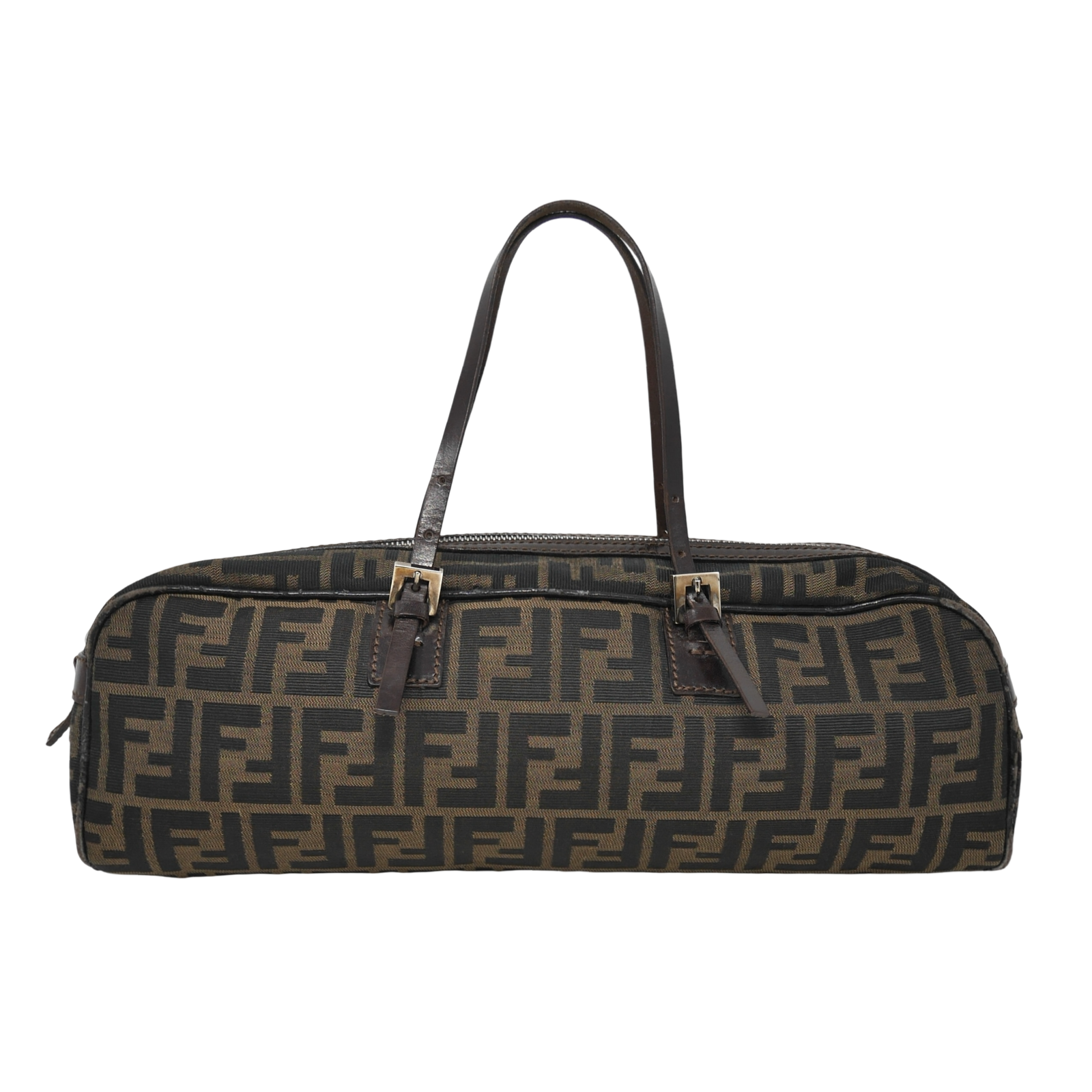 Fendi Zucca Monogram East West Boston Bag