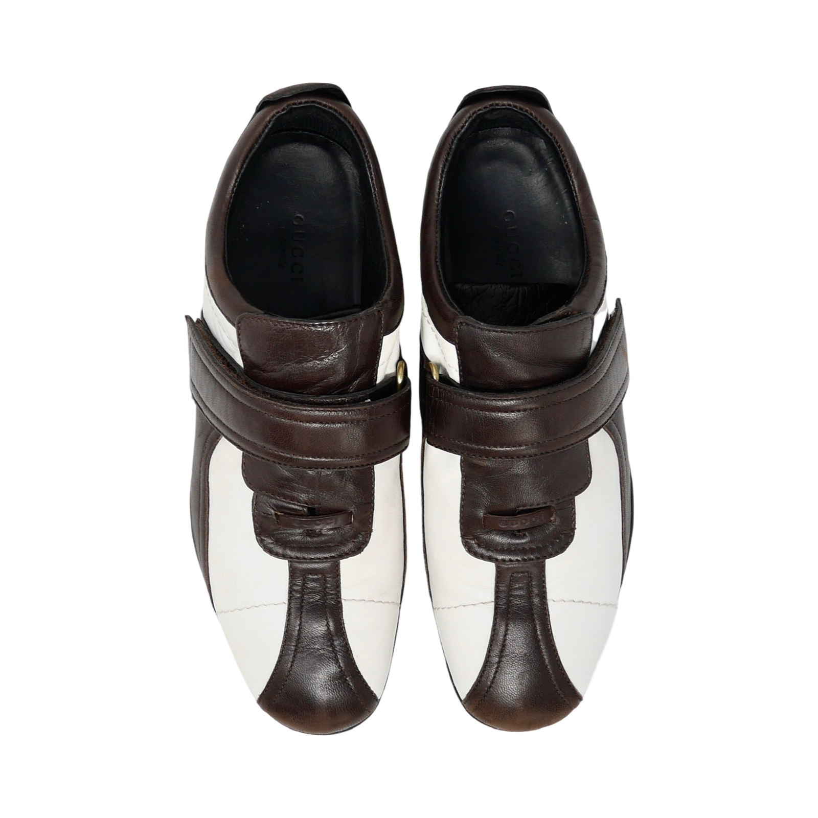 Gucci Brown & White Trainers