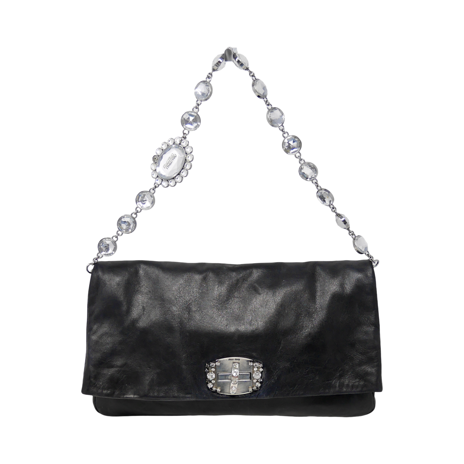 Miu Miu Crystal-Embellished Bag