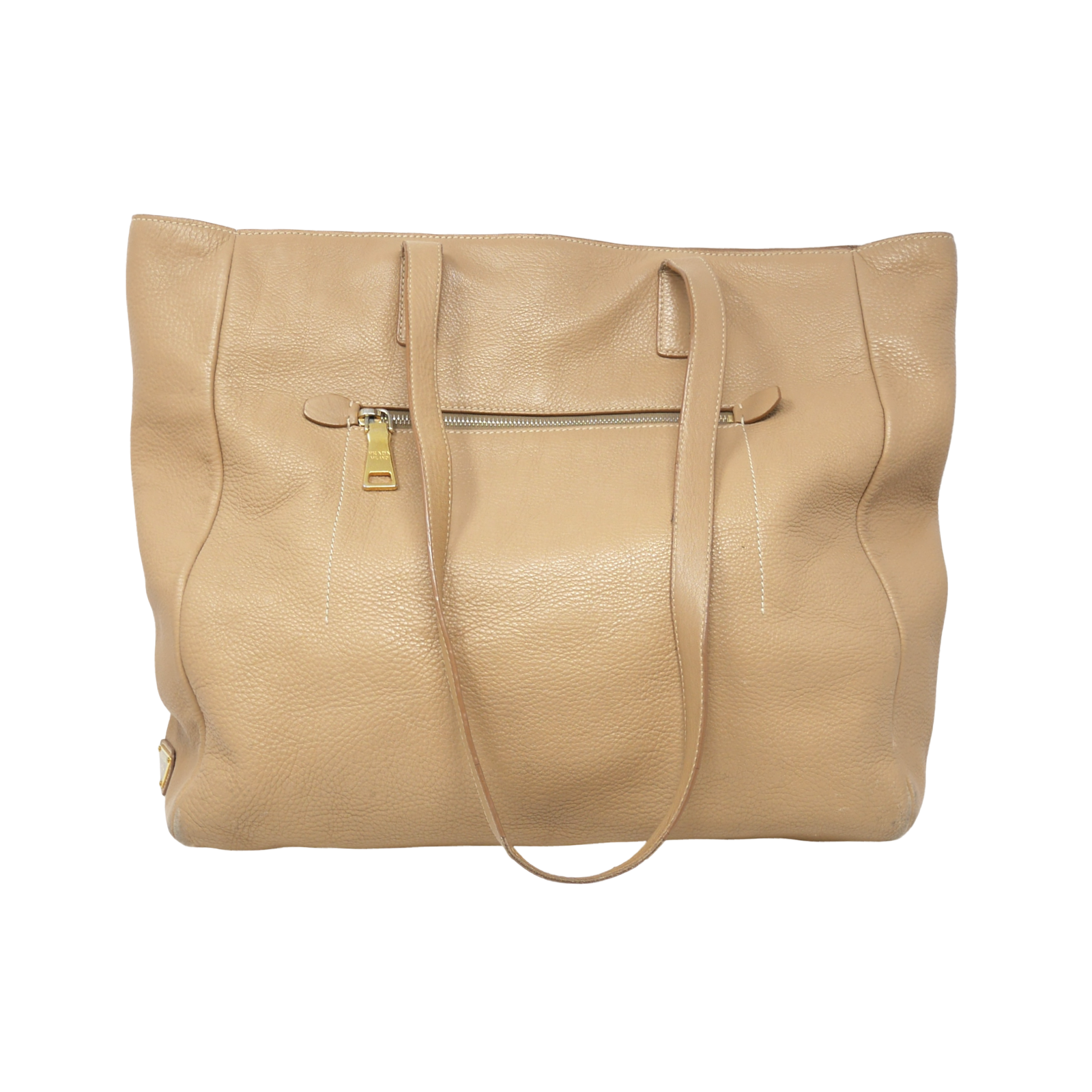 Prada Soft Pebbled Leather Tote