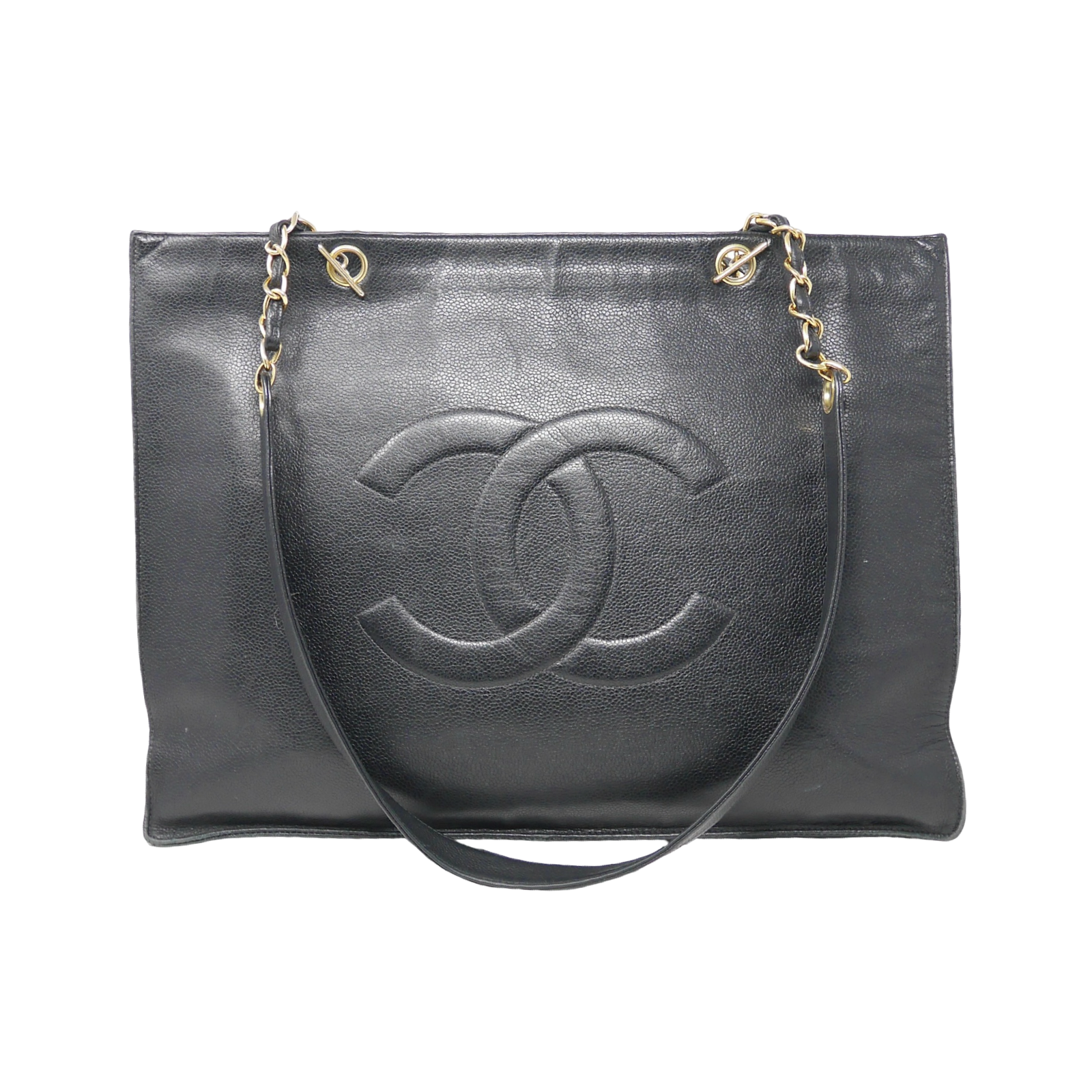 Chanel Vintage Caviar Leather XXL CC Tote
