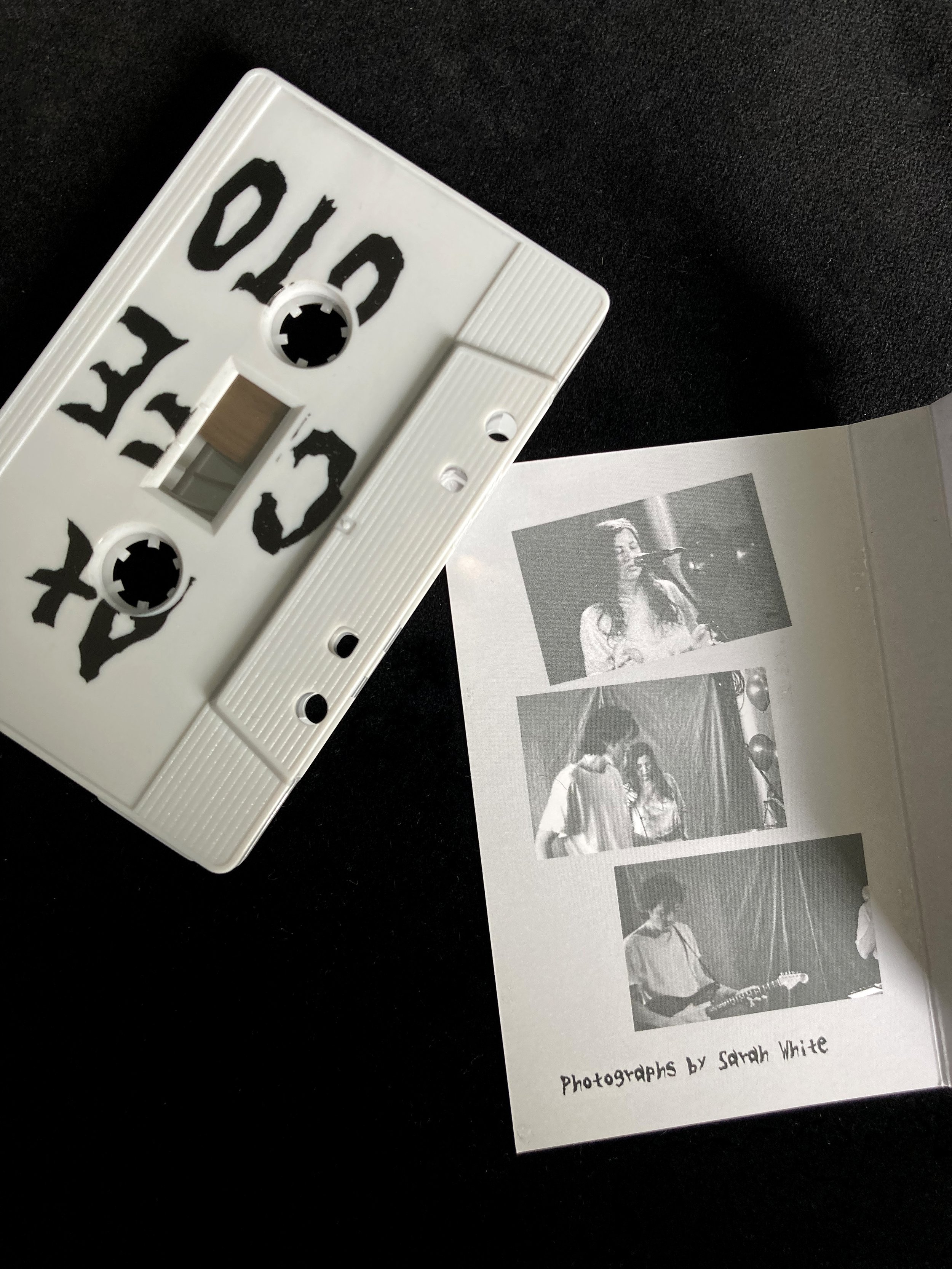 HTRK 'At Cafe Oto' cassette, 2025 - inner sleeve photos