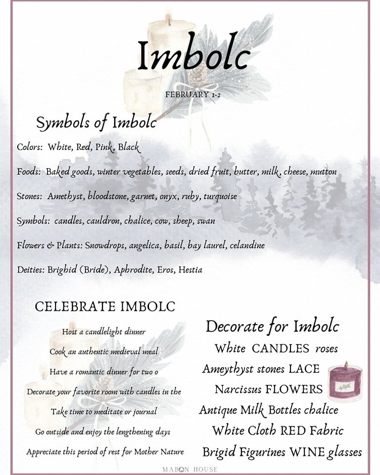 Imbolc is a midway point between winter and spring. A time to welcome the return of the sun. It is a great time to make room for new beginnings, both physically and metaphorically.