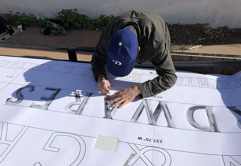 Traditional pattern transfer (with visual artist Justin Moose)