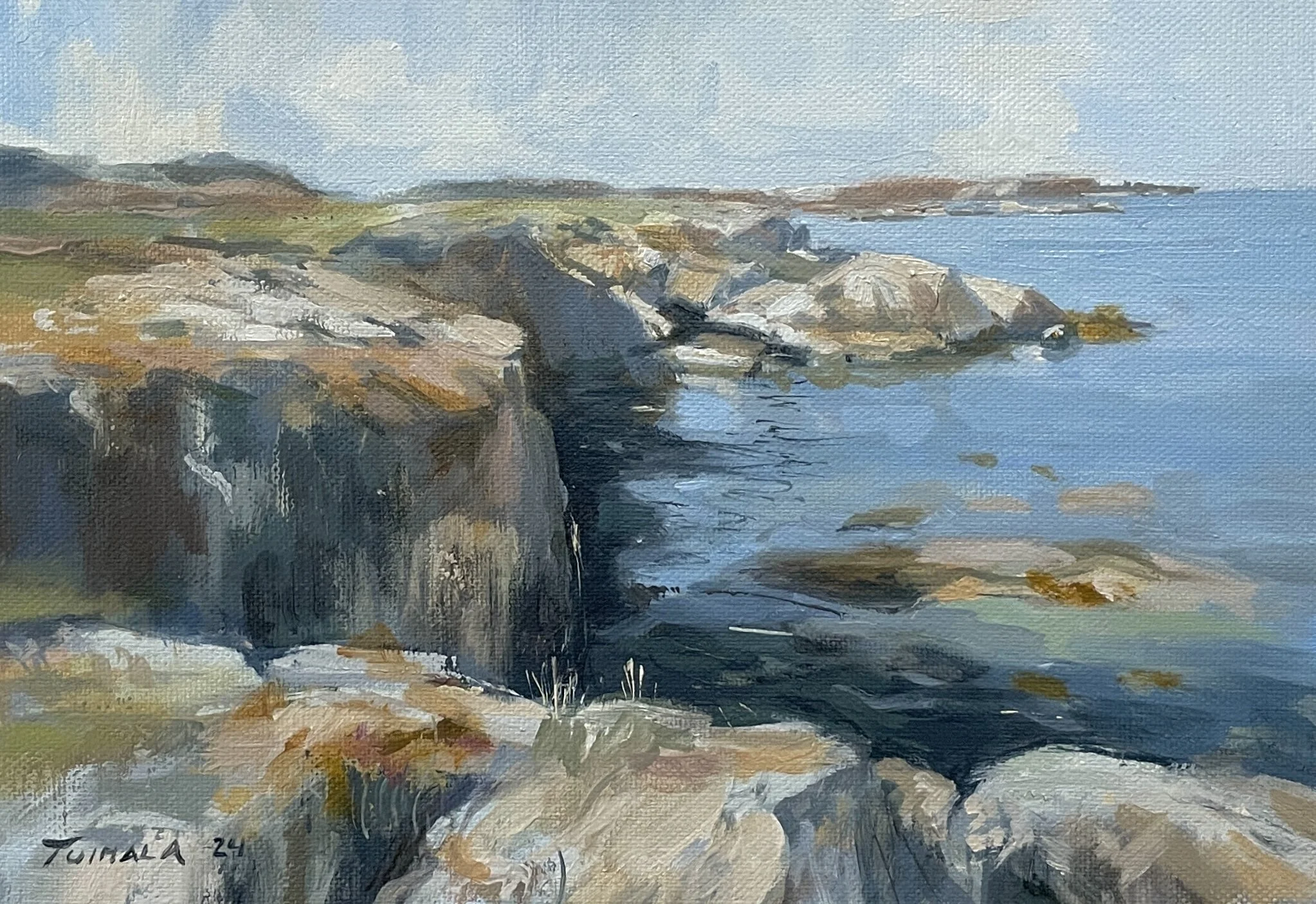 The Northern Shore, 2024
32 x 21,5 cm, oil on canvas