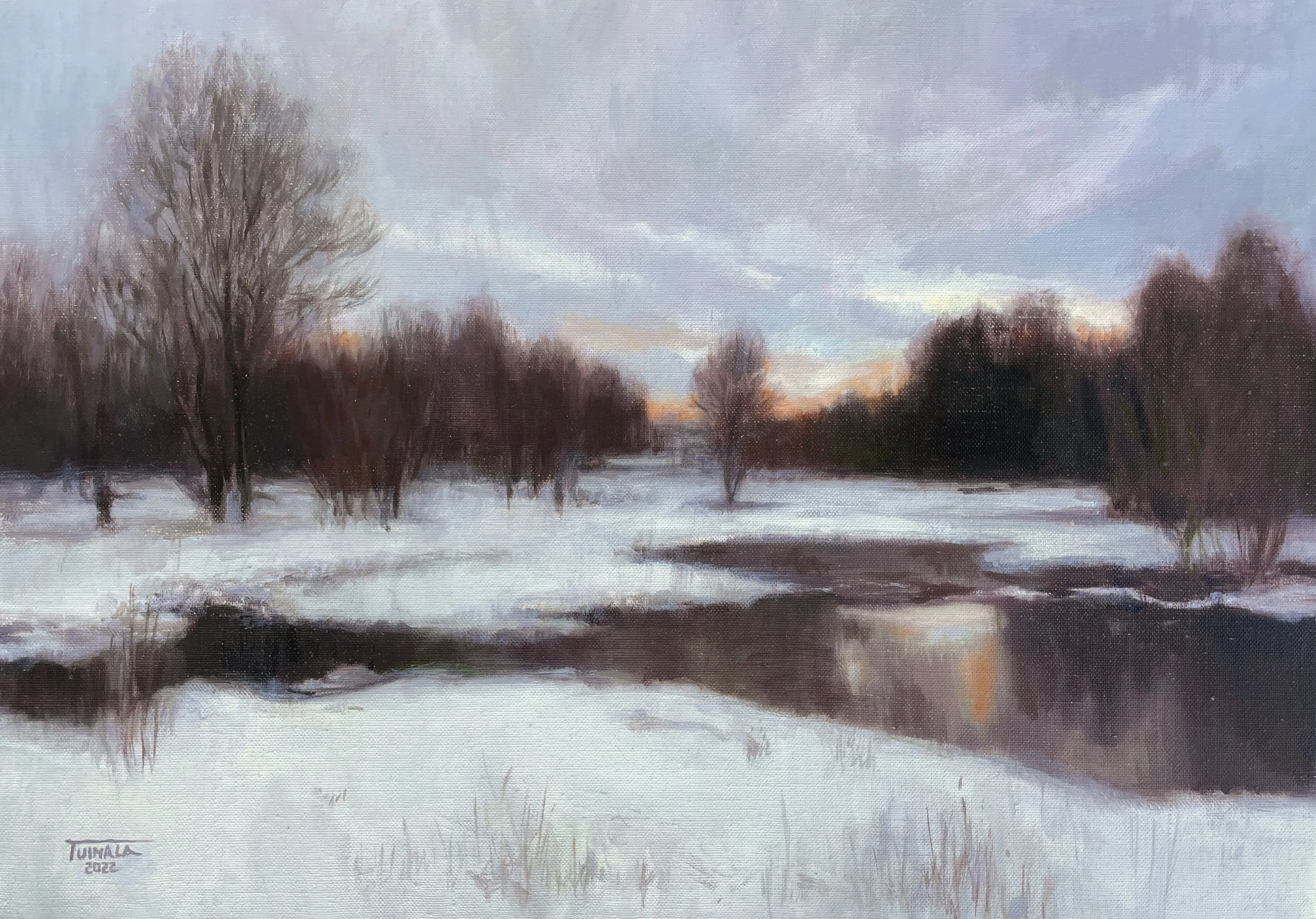 Estuary, 2022
70 x 50 cm, oil on canvas