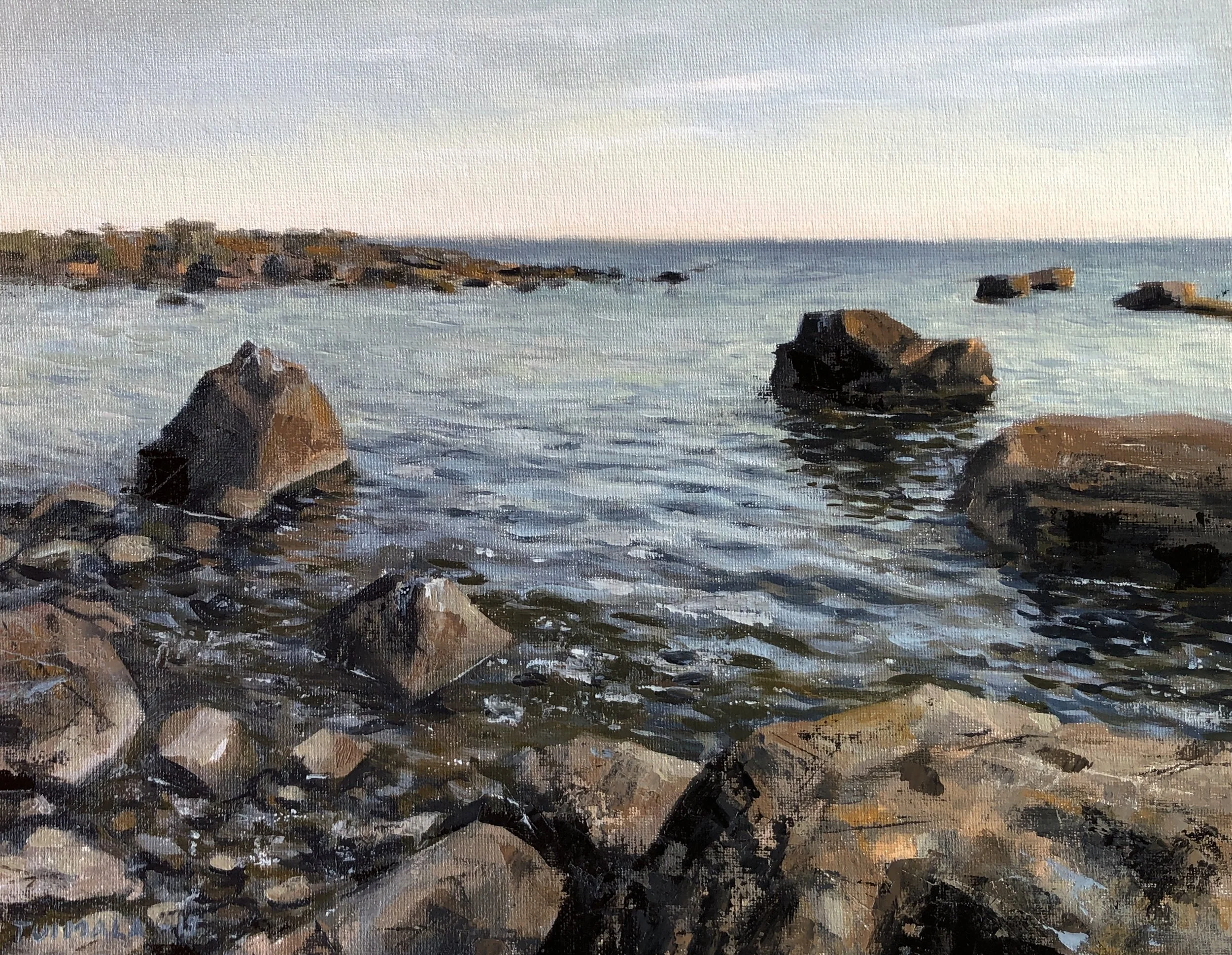 Evening in Kallo, 2019 
41 x 33 cm, oil on canvas