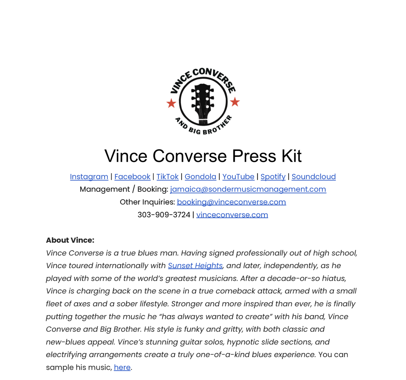 Create and distribute press kit.