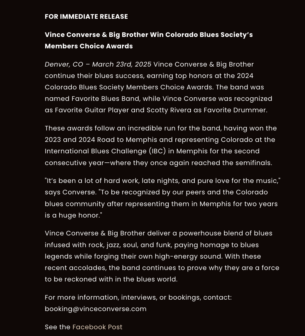 Push press release/ news management.