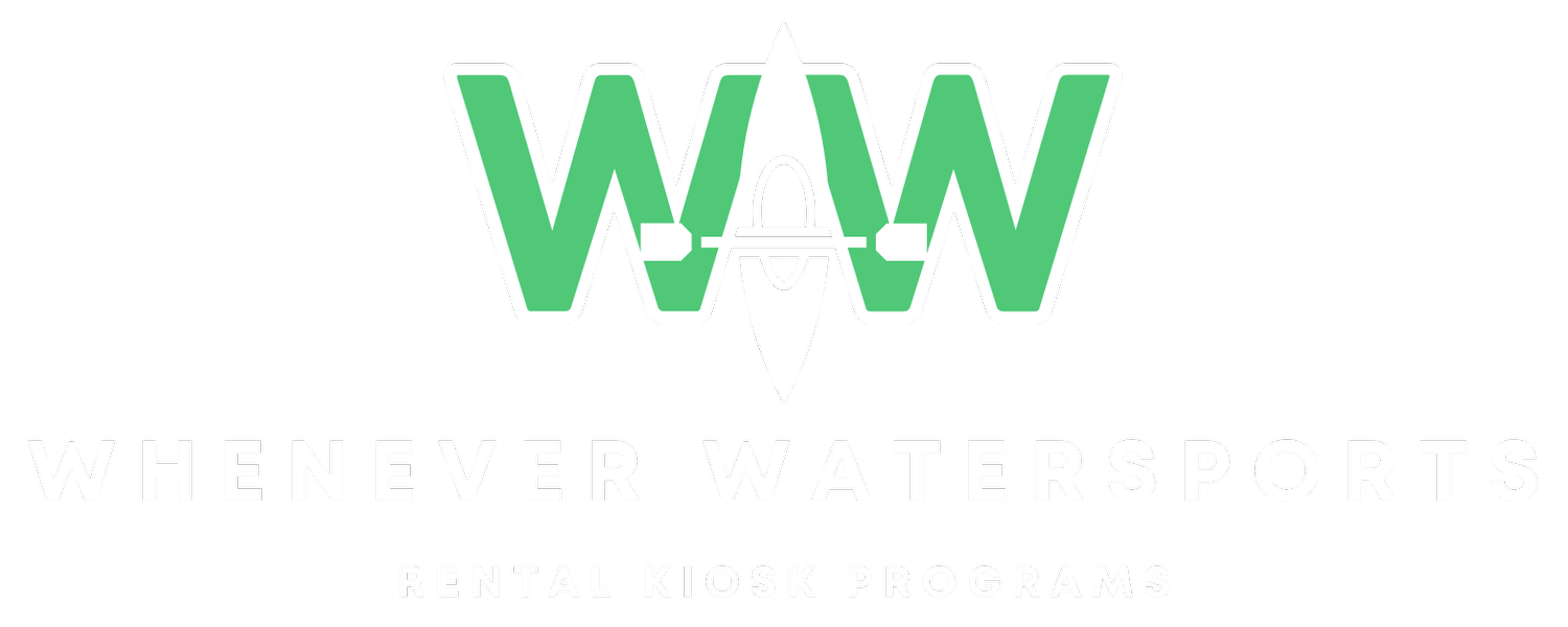 Whenever Watersports Kayak &amp; Paddleboard Rental Kiosks