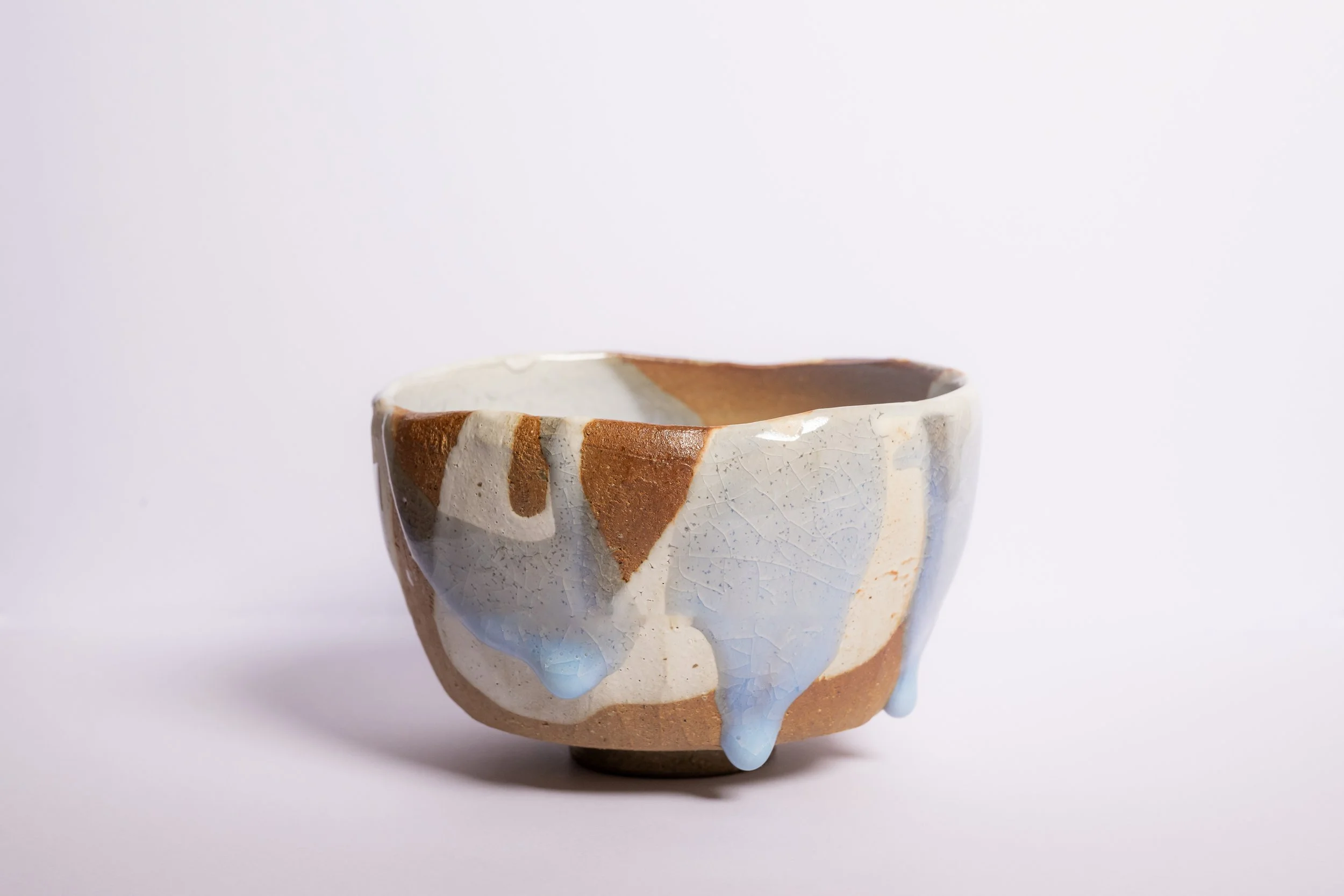 7. TEA BOWL/GEPPAKU GLAZE 12.4 X 11.4 X 7.5 CM 