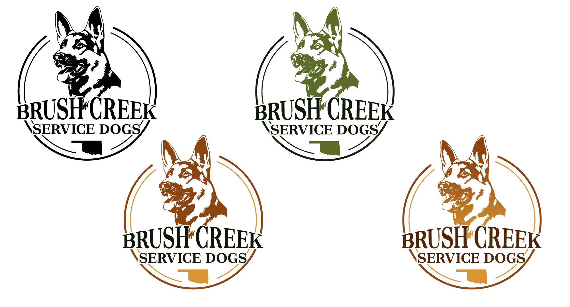 Brush Creek Service Dog Logo 1
