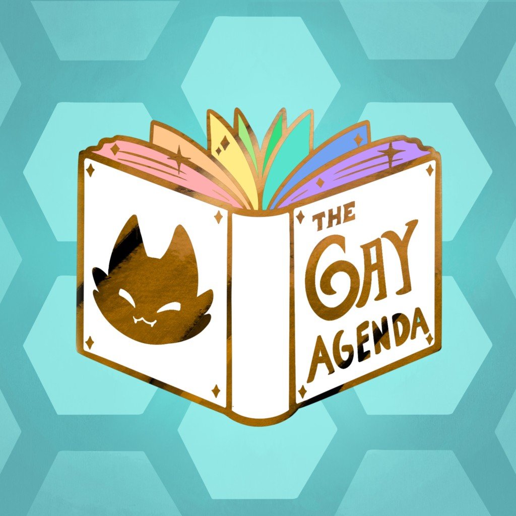 Gay Agenda Magic Book Pin.jpg