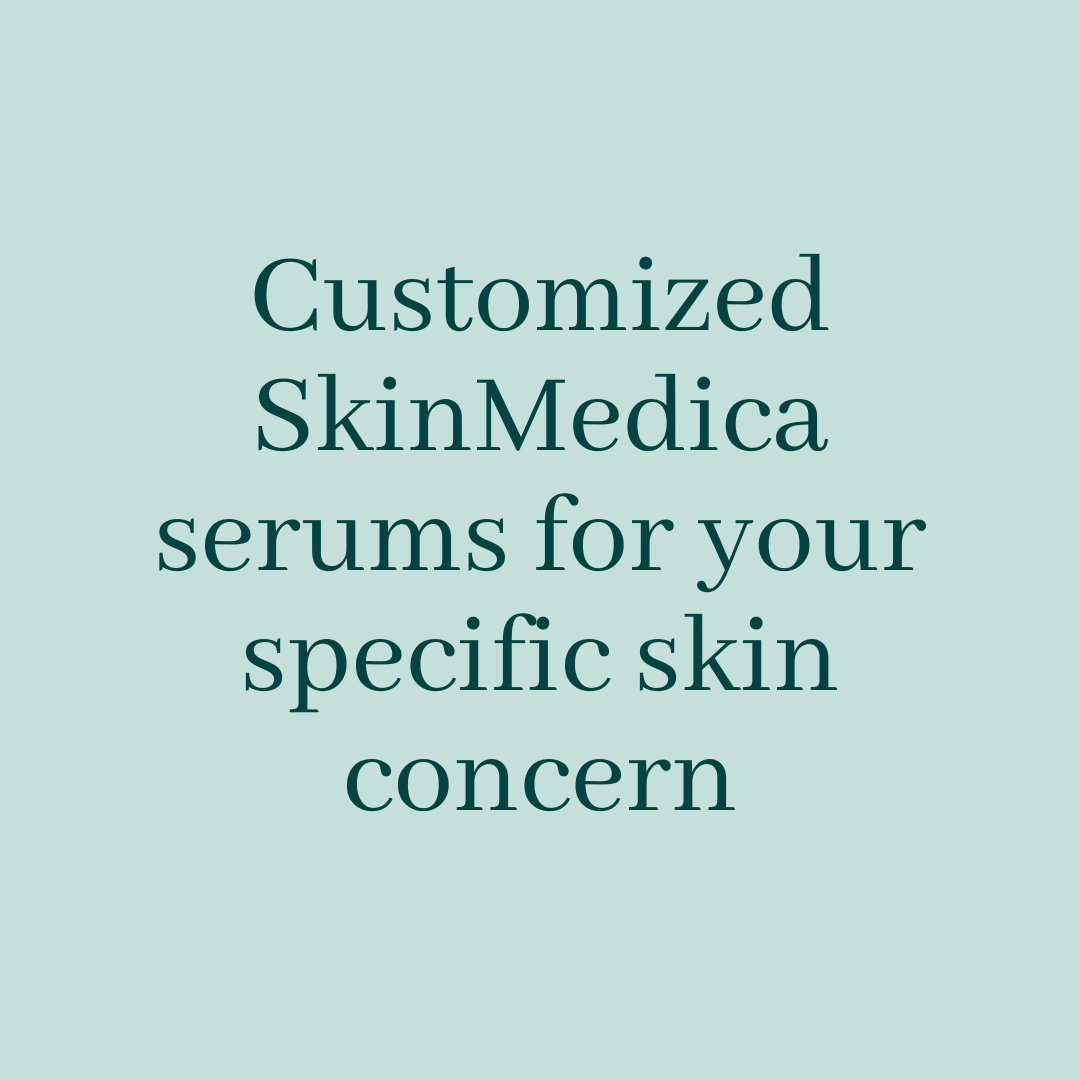 Customized SkinMedia serums for your skin concerns