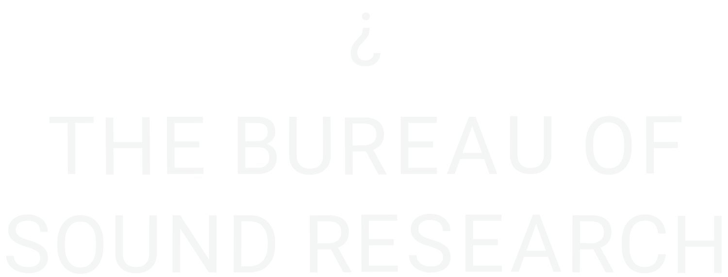 The Bureau of Sound Research