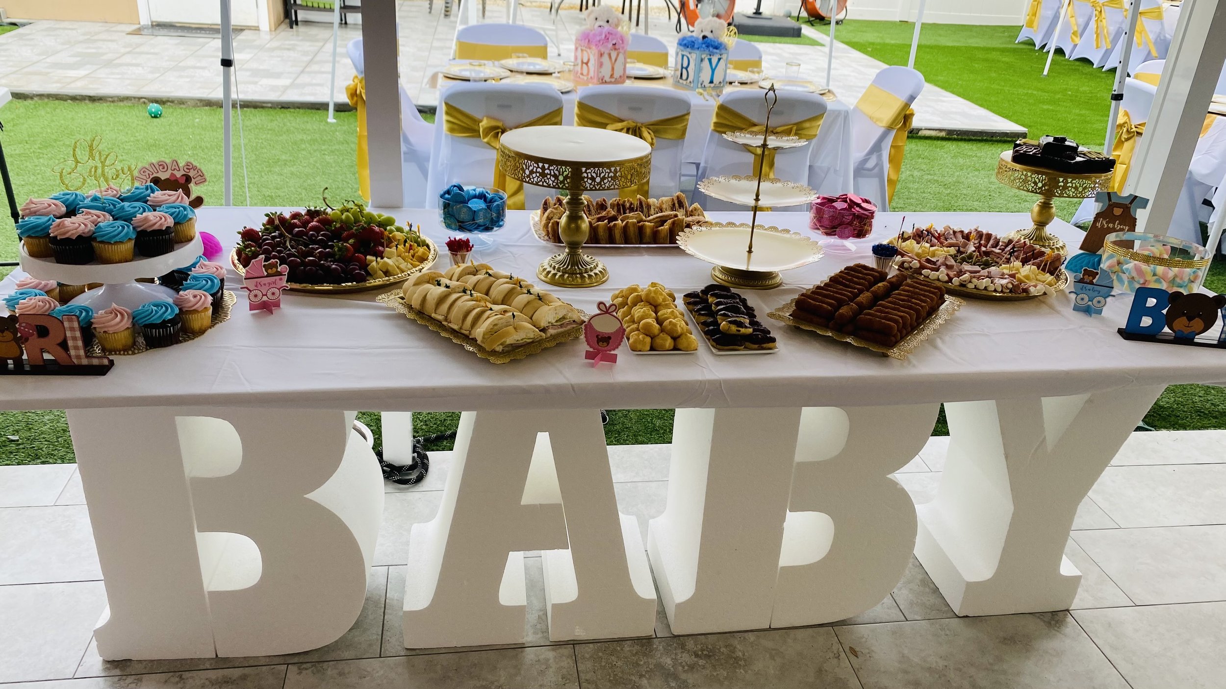 BABY letters table