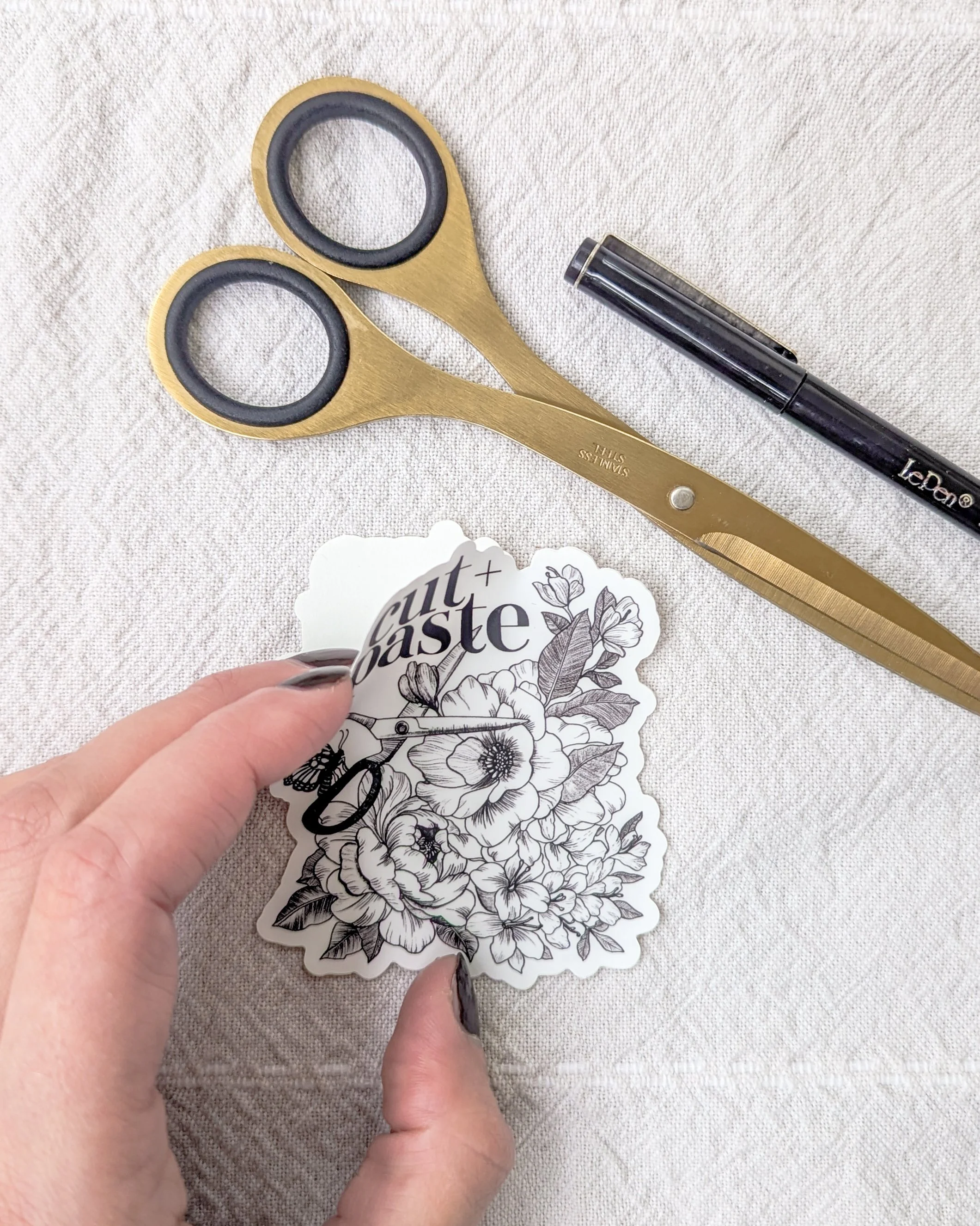 Cut+Paste Botanical Vinyl Sticker