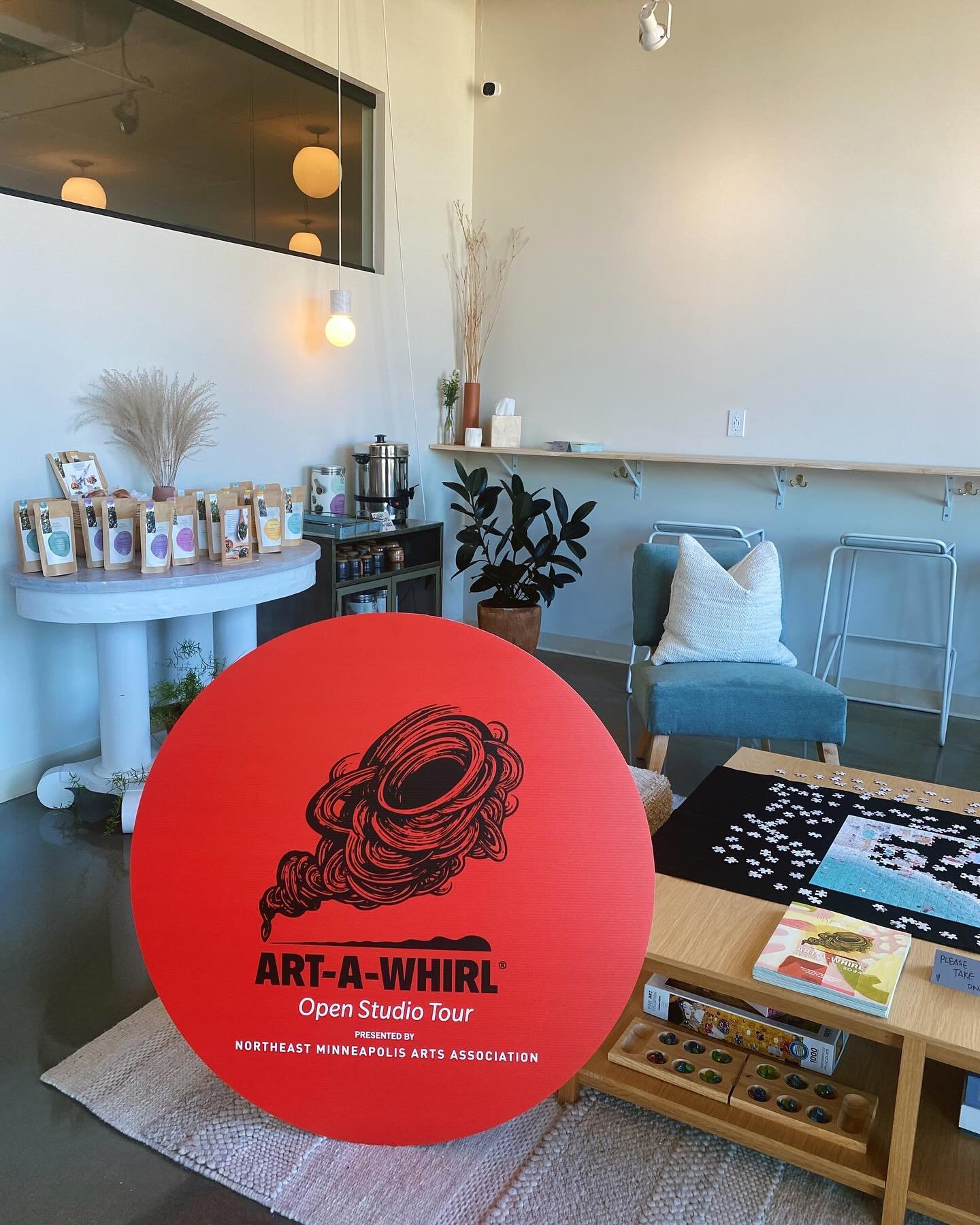 We cant wait for Art-A-Whirl!! 🌀😆 We got our big red dot 🔴 which indicates where you can find @nemaamn partners like local businesses, artists, and galleries who are open for Art-A-Whirl weekend! 

We have Art-A-Whirl 2024 directories at our studi