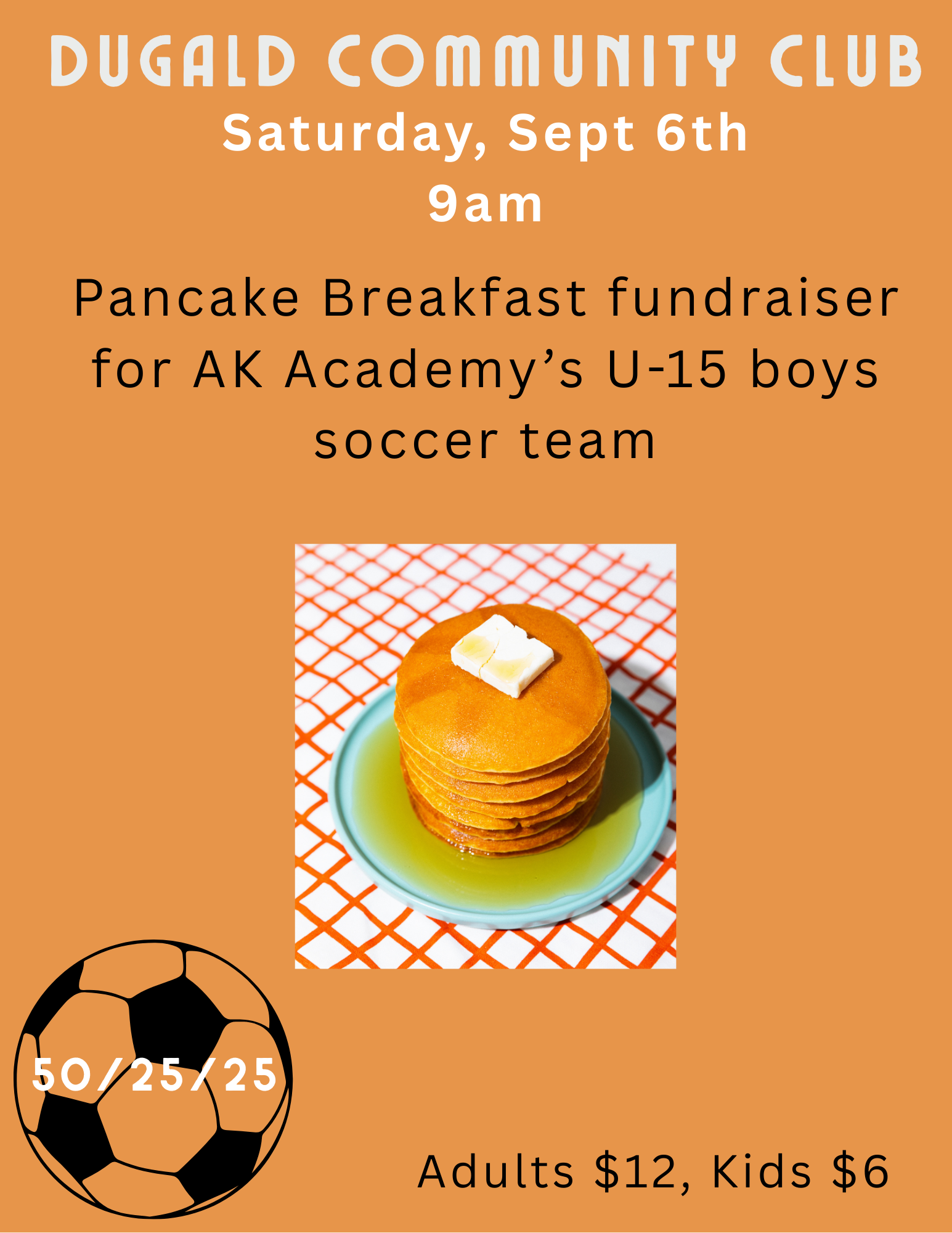 Pancake Breakfast Fundraiser