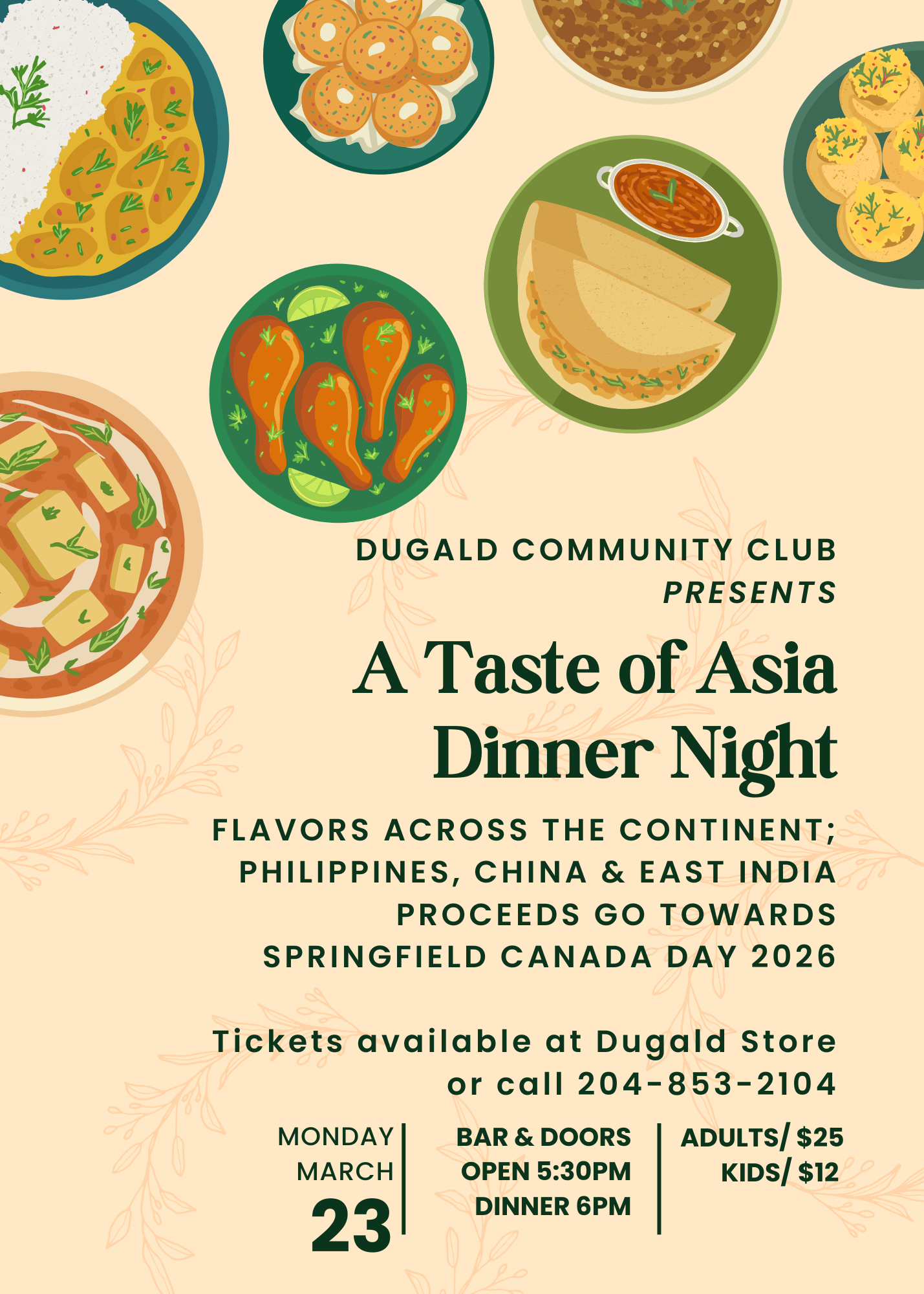 A Taste of Asia Dinner Night