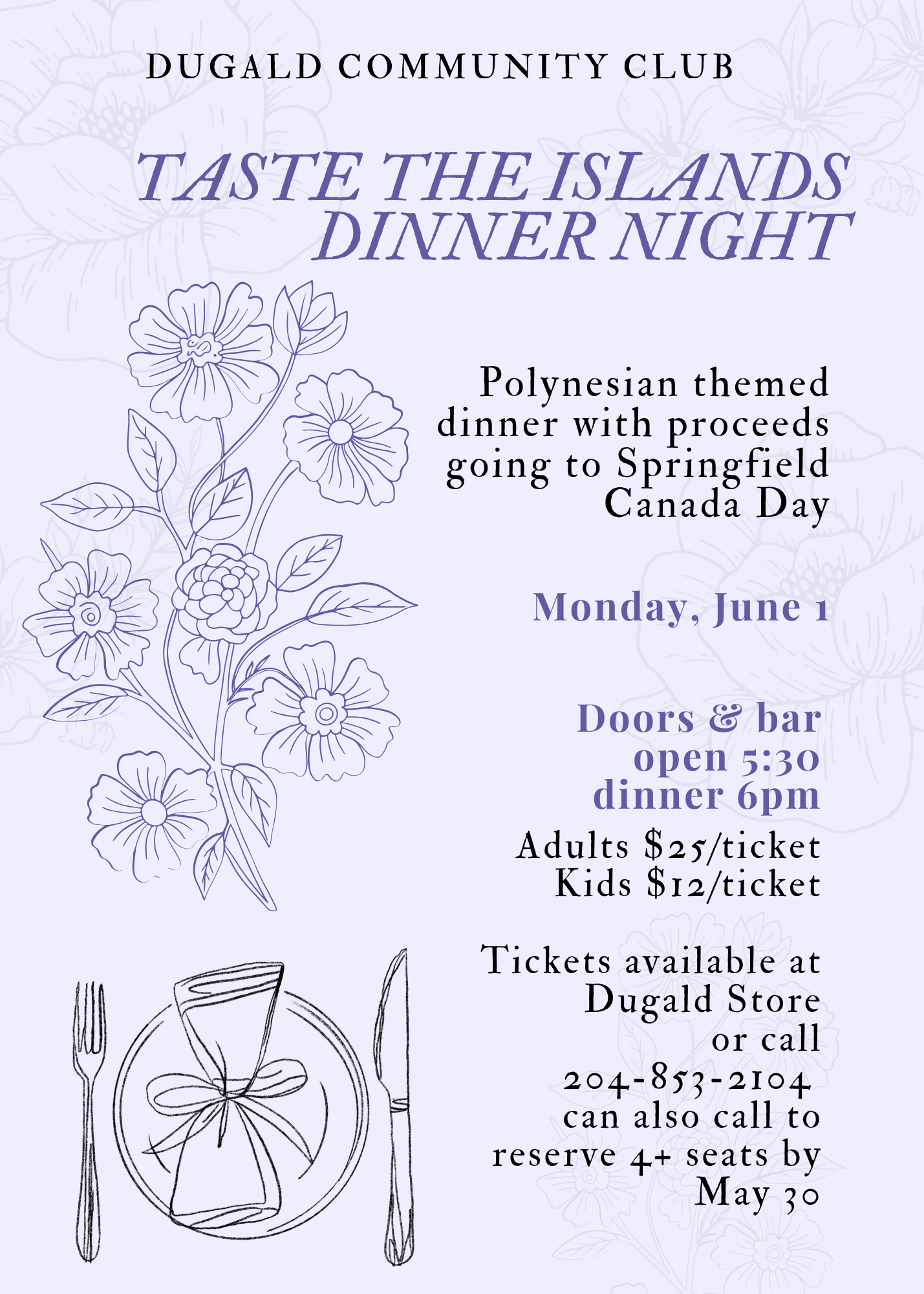 Taste The Islands Dinner Night