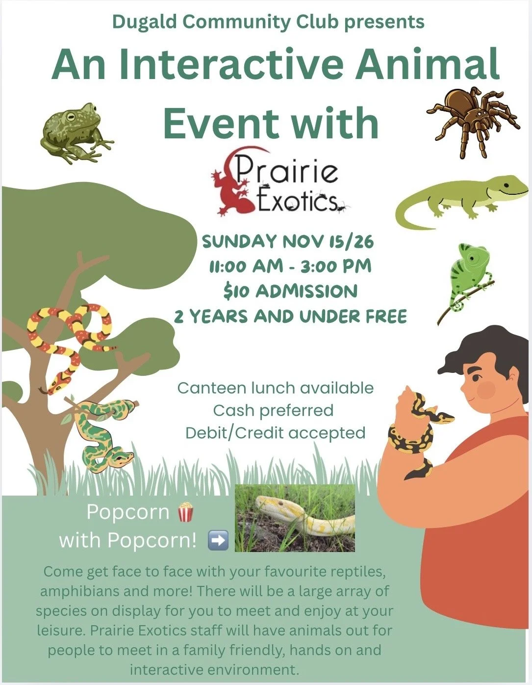 Interactive Animal Event with Prairie Exotics