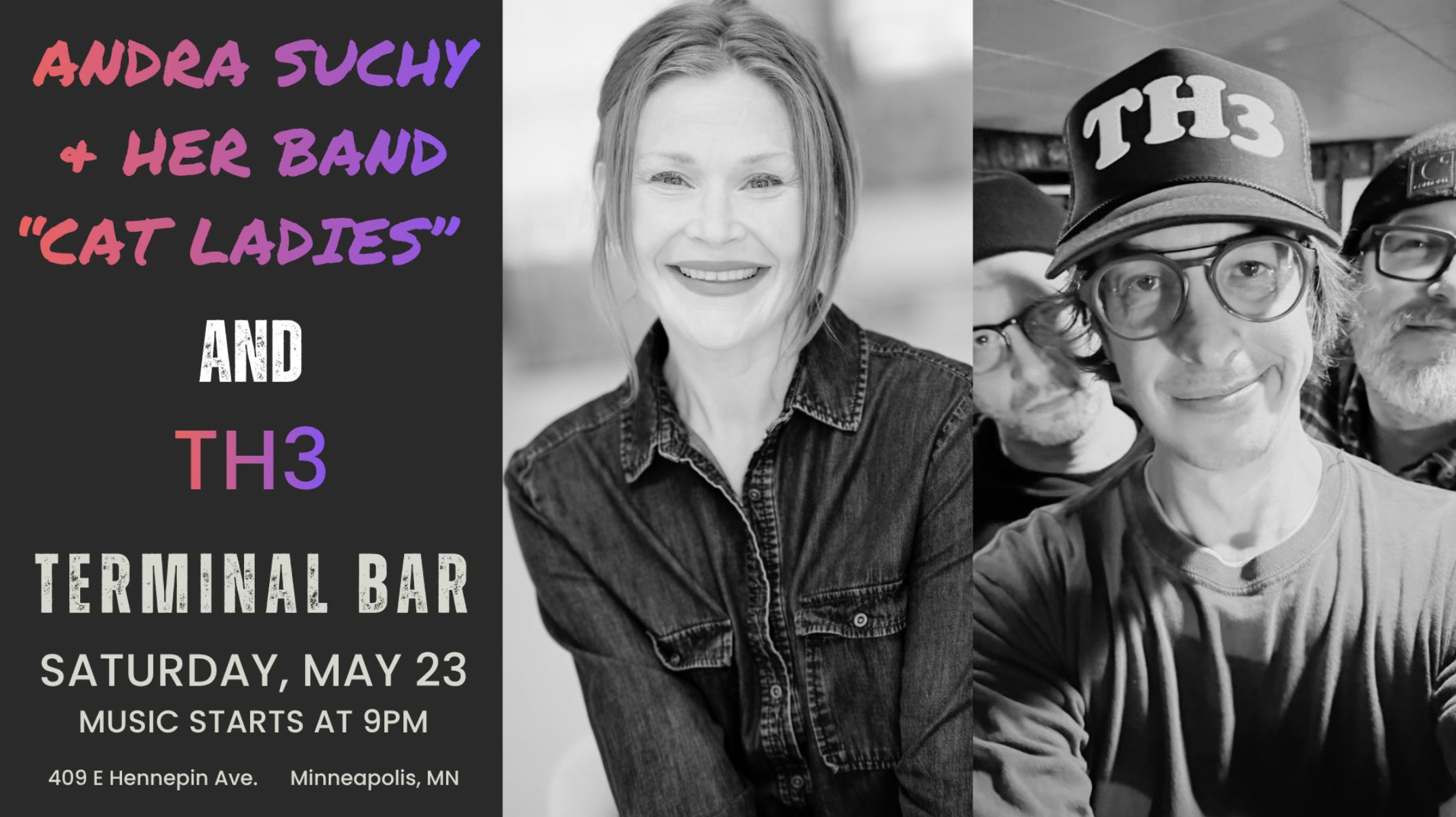 Andra Suchy &amp; Cat Ladies,  Round Robin Show w/TH3  