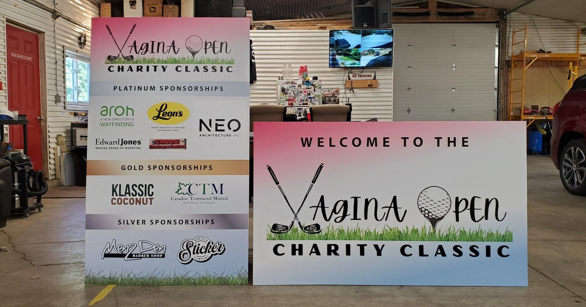 ⛳️🏌️ FORE!!! This past Friday, the second annual Vagina Open Charity Classic took place at The Greens At Renton to help raise funds in support of the Norfolk Haldimand Community Hospice. The ladies enjoyed a fun-filled afternoon of golf, food, bever