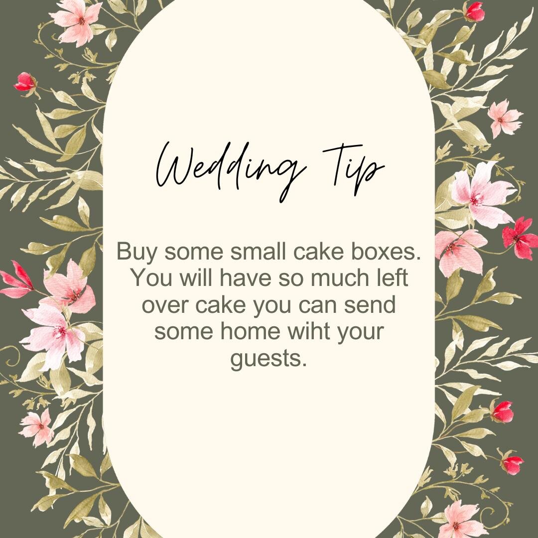 🤍 WEDDING TIP MONDAY 🤍
#wedding #weddings #oklahomaweddings #81ranch #tips  #weddingtips #tipmonday #bride #cake #weddingcake
