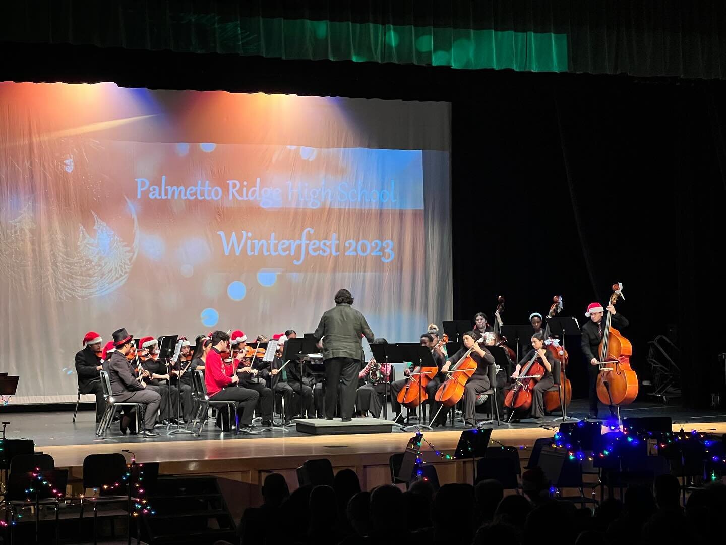 Photos of our Concert Orchestra from Winterfest!!