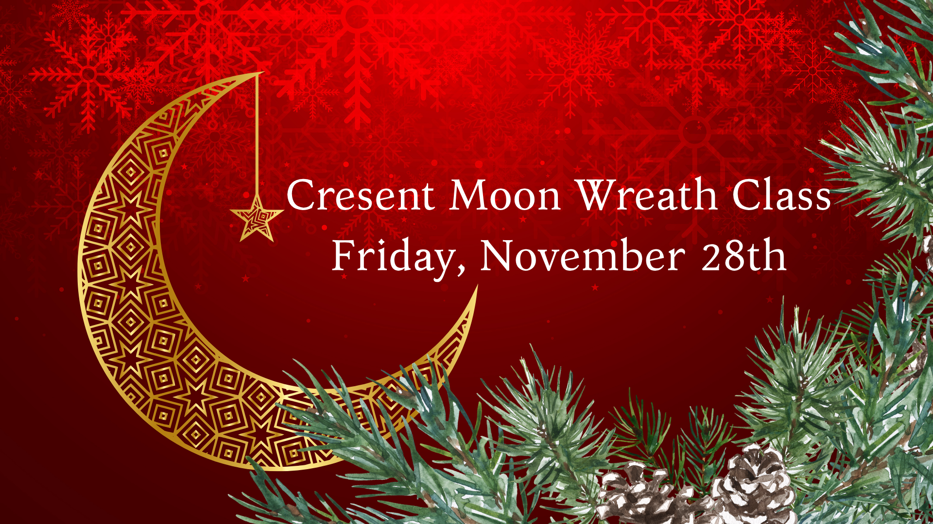 Crescent Moon Wreath Class