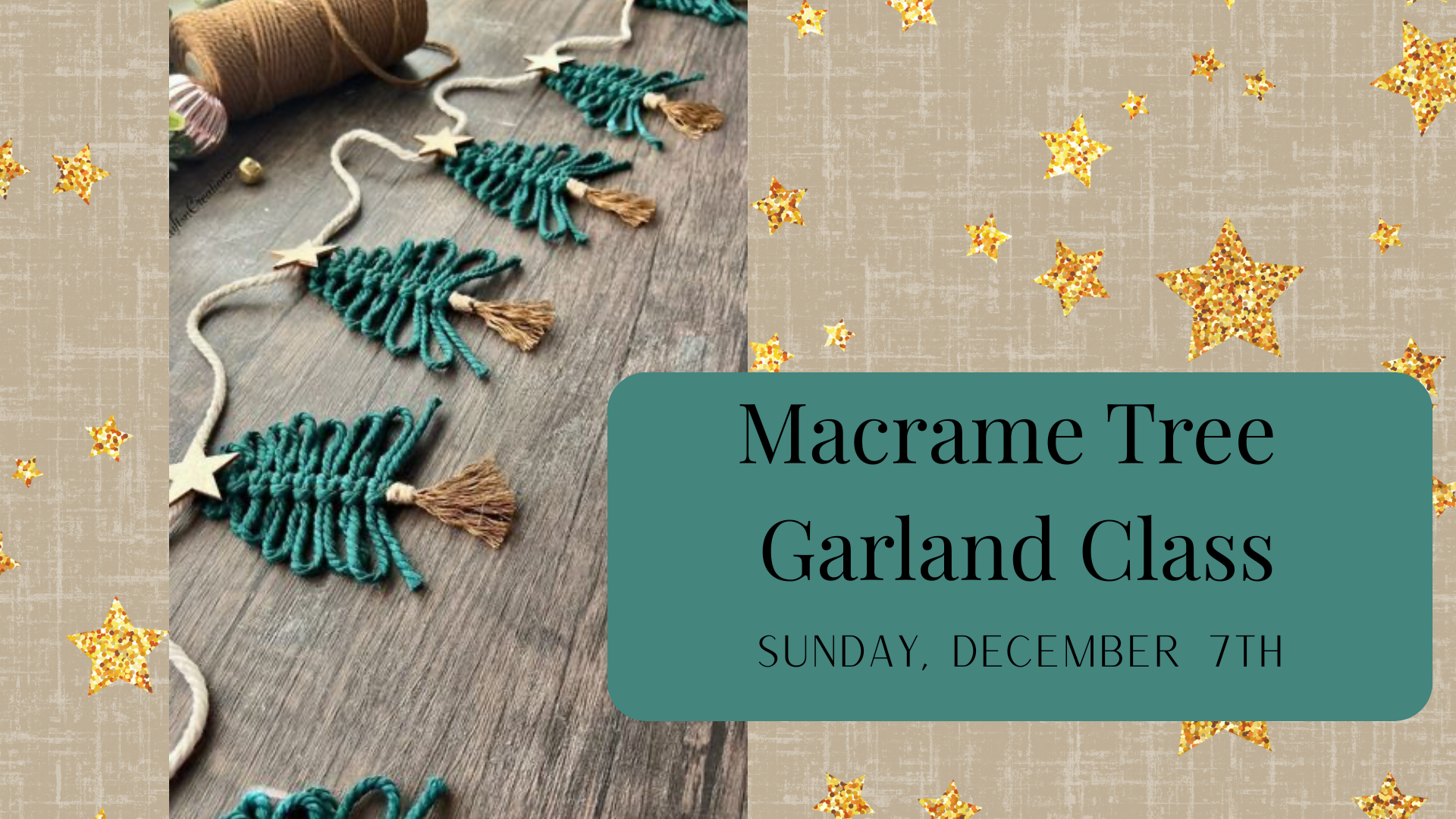 Macrame Tree Garland Class