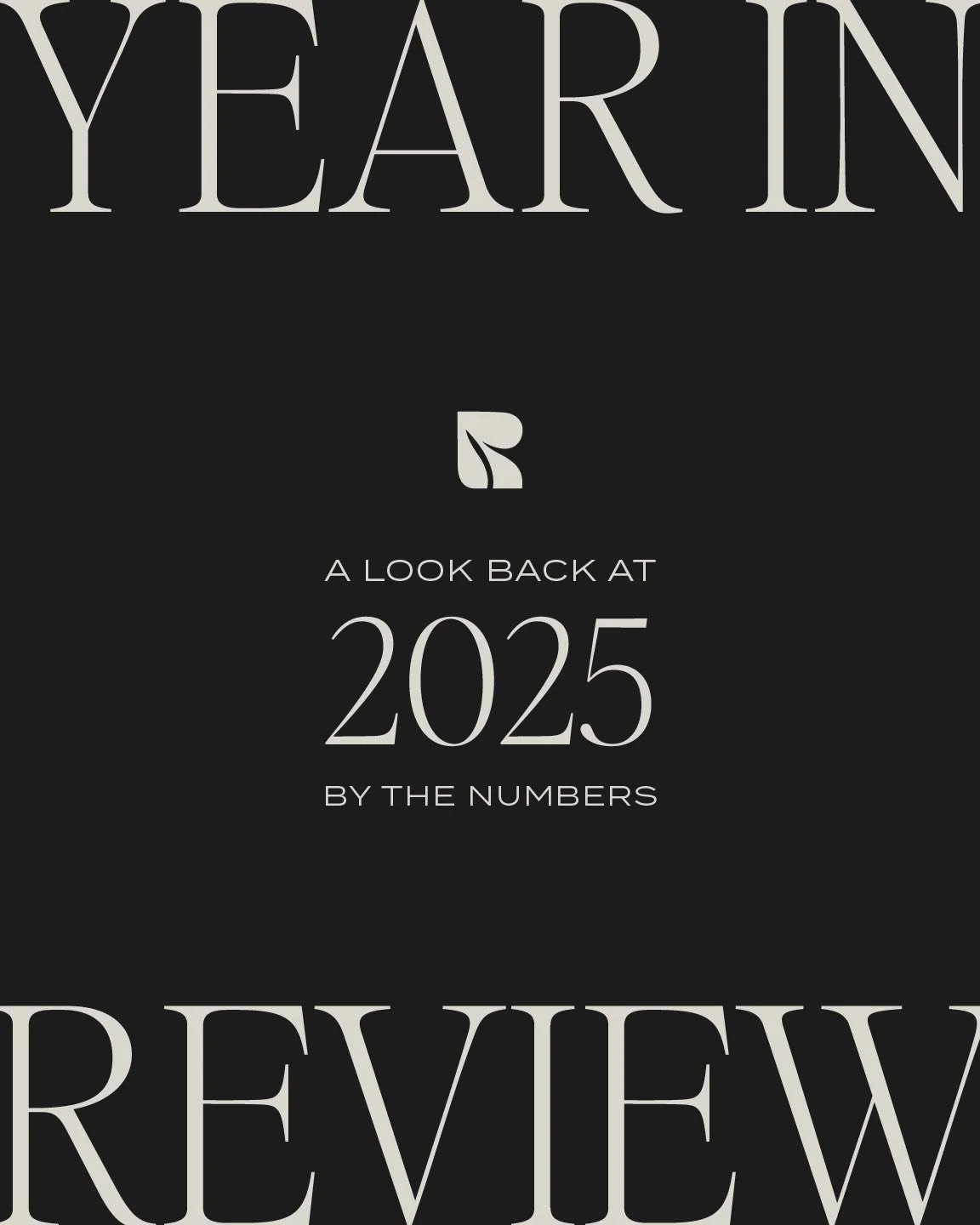 Wrapping up 2025 with a few numbers that represent a great year of working with wonderful people. I can&rsquo;t wait to see what 2026 brings! 🪩🍾🥂