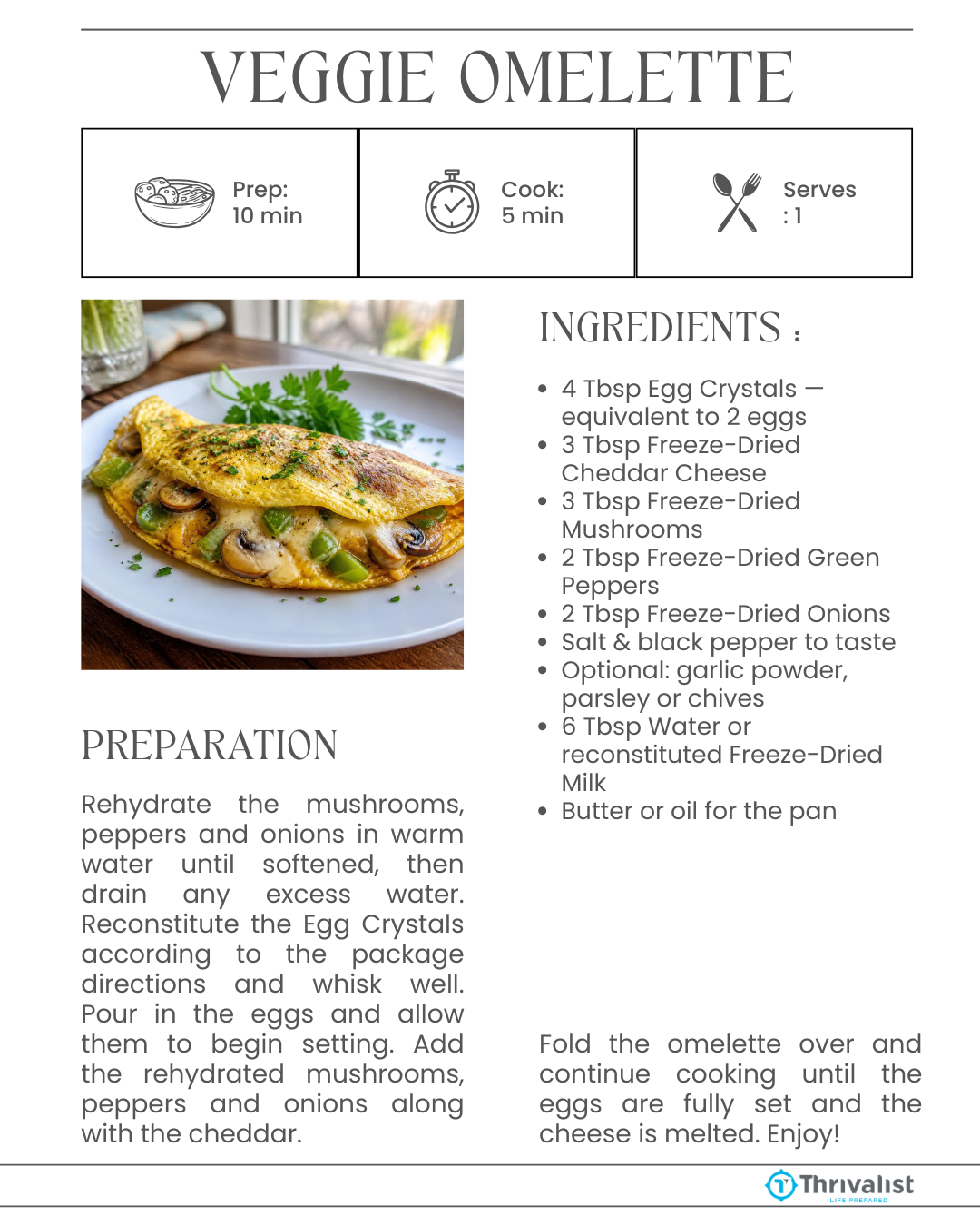Veggie Omelette