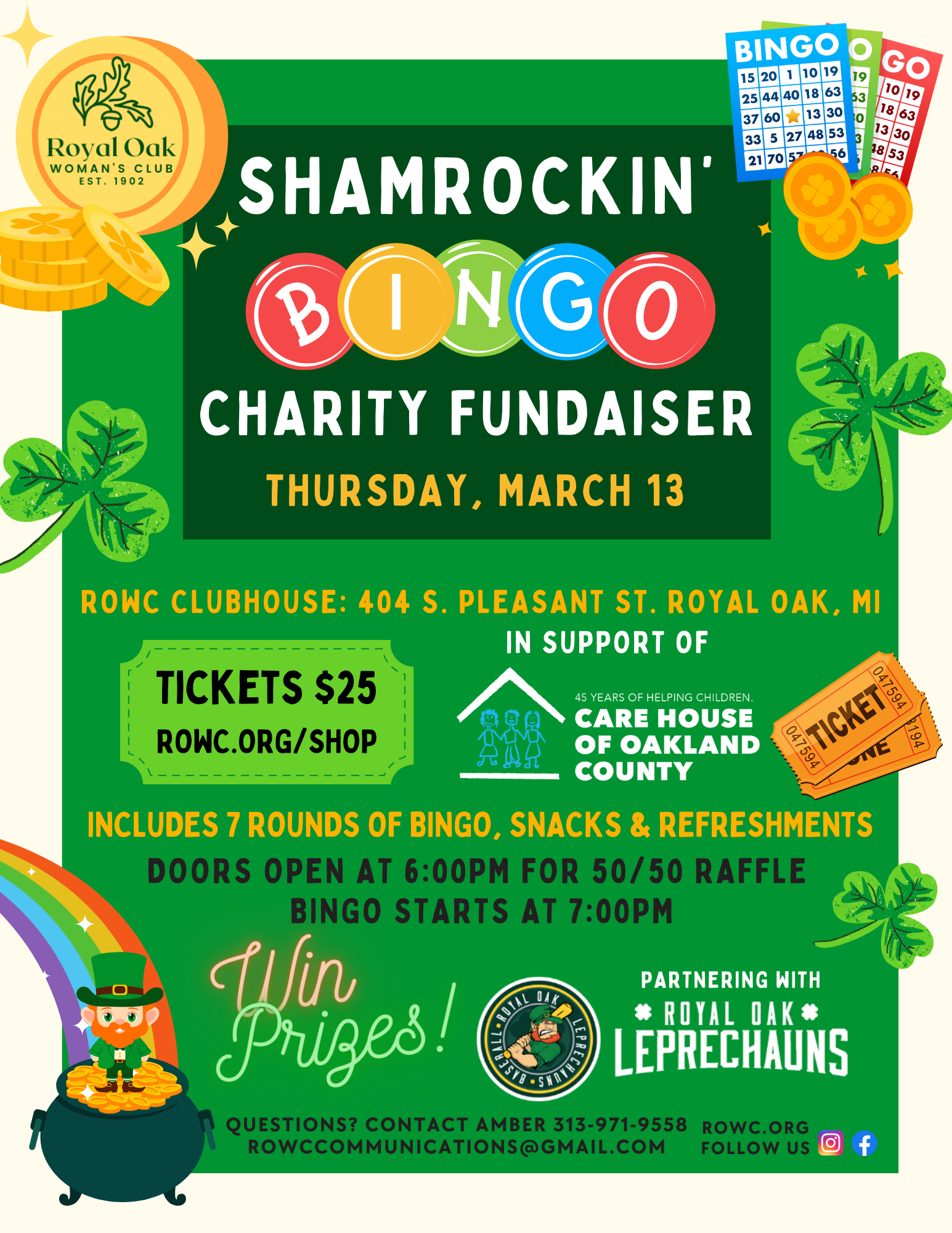 Shamrockin' BINGO 2025 Flyer.png