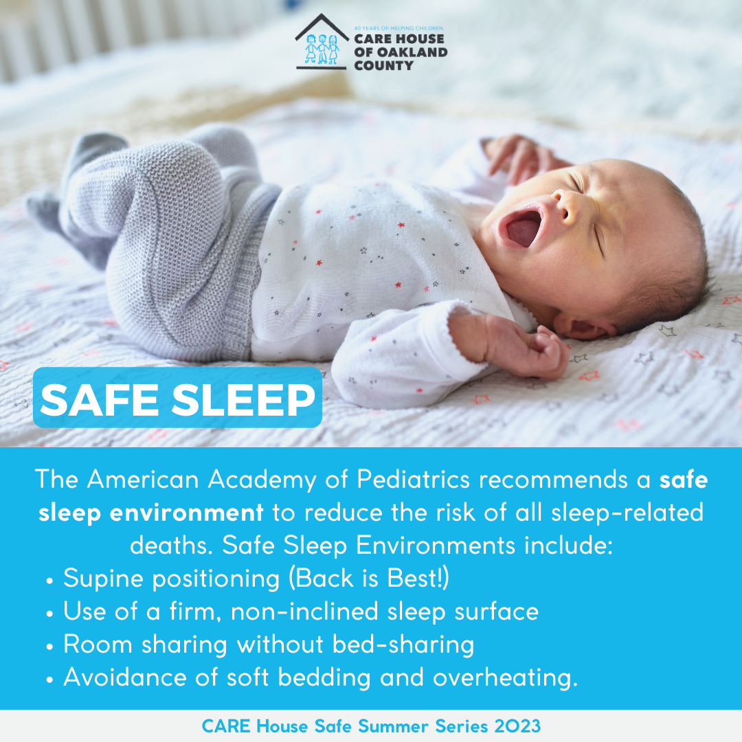 Safe Sleep Practices — CARE House of Oakland County