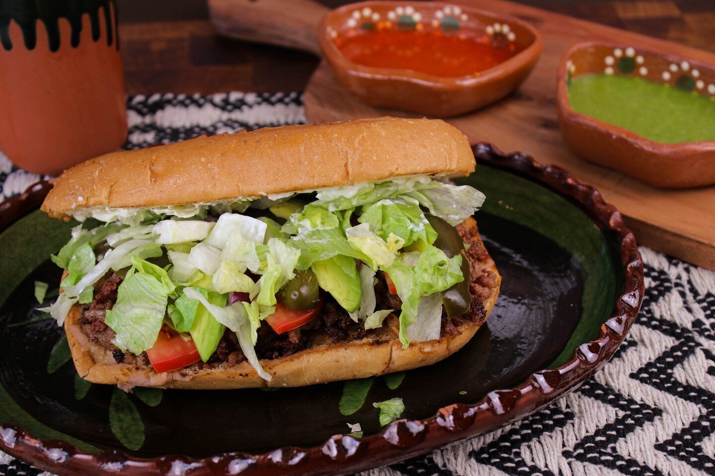 The perfect mid-day lunch! 🥪
.
.
.
#torta #antojitospuebla #mexicanfood #food #foodie