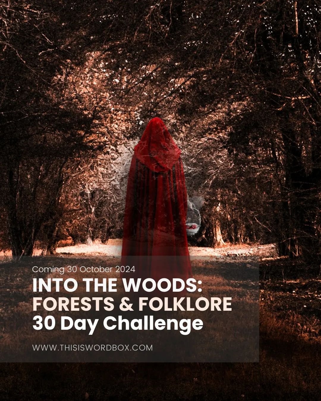 As Samhain beckons and the year ebbs, come with me Into the Woods for a brand new 30-day writing challenge in Autumn 2024!

At the end of the Ice Age, forests covered two-thirds of our planet &ndash; a source of human solace, nourishment, enchantment