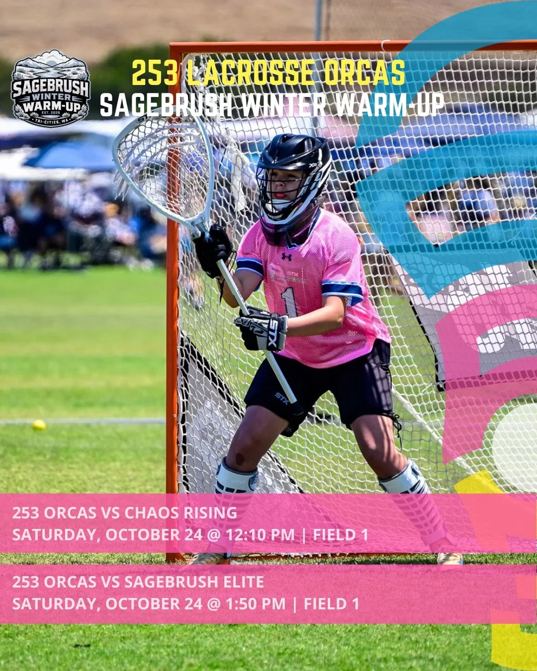 Kicking off the fall + winter season this weekend at Sagebrush Winter Warm-Up in Richland, WA! Let&rsquo;s go 253! 🥍