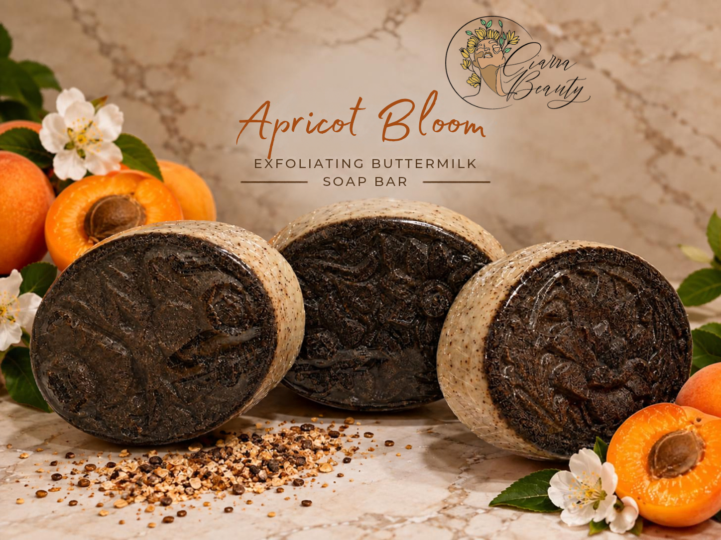 Apricot Bloom Exfoliating Buttermilk Soap Bar