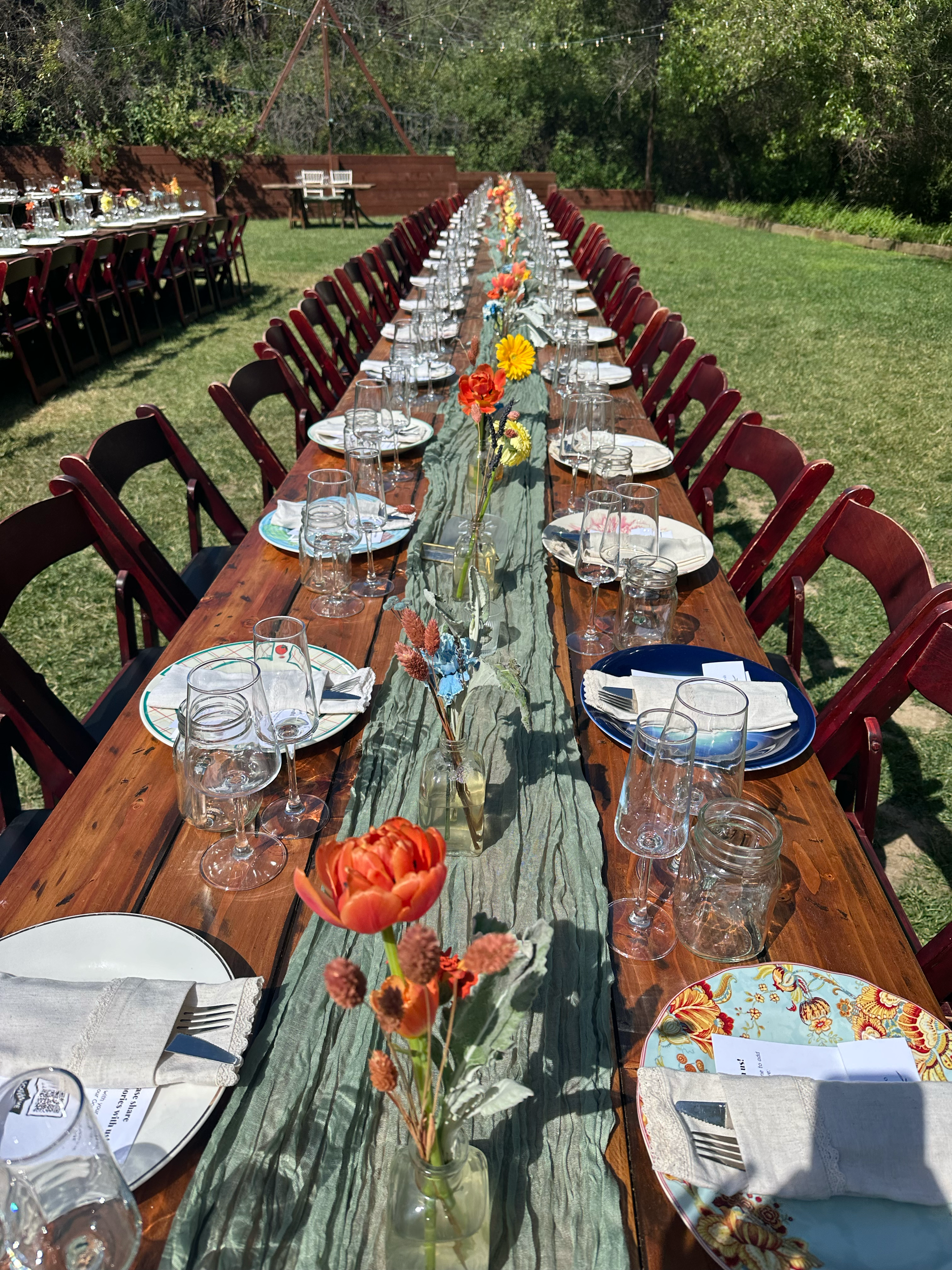 Sage table runner (25 count)($5 each)