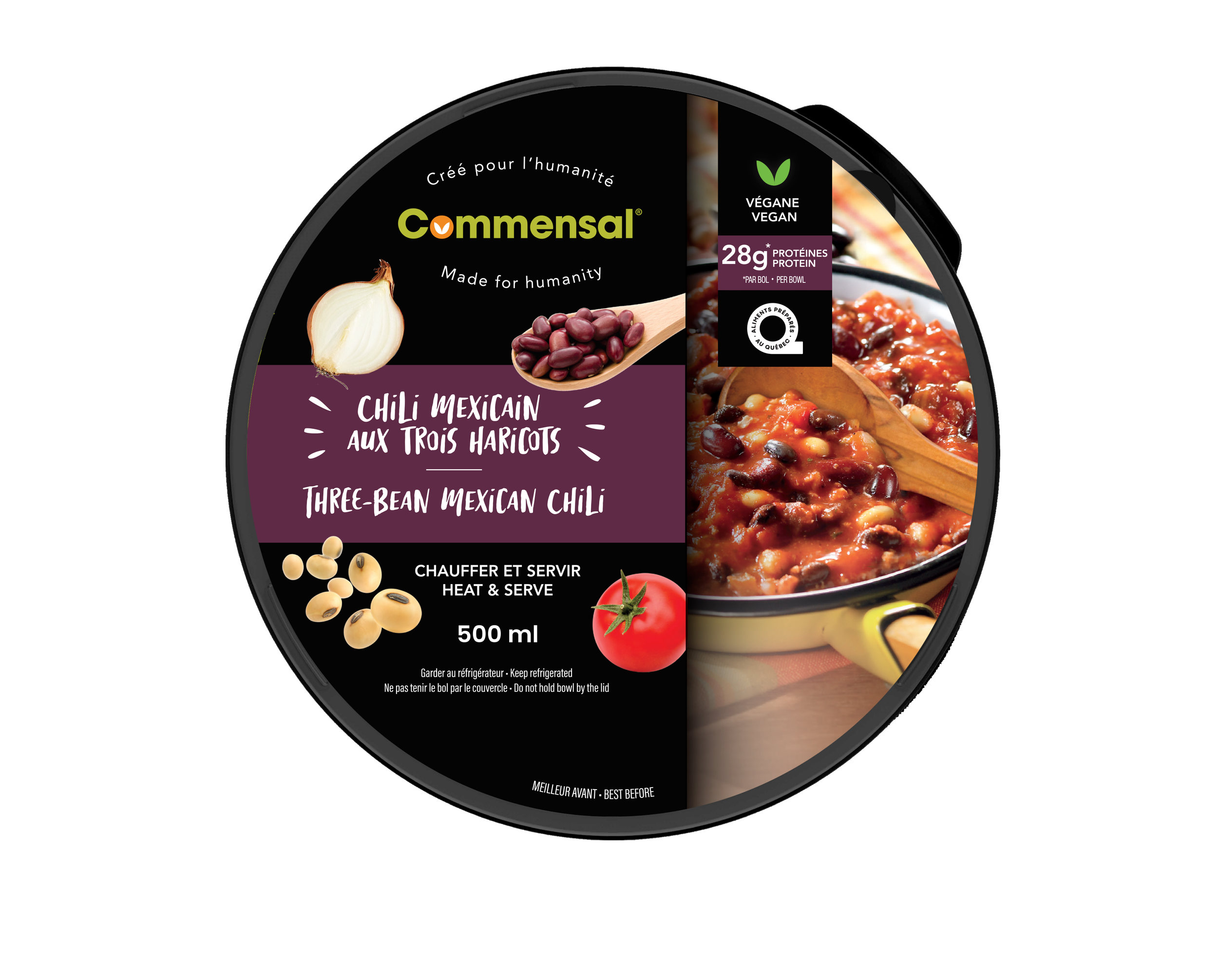 Three-Bean Mexican Chili