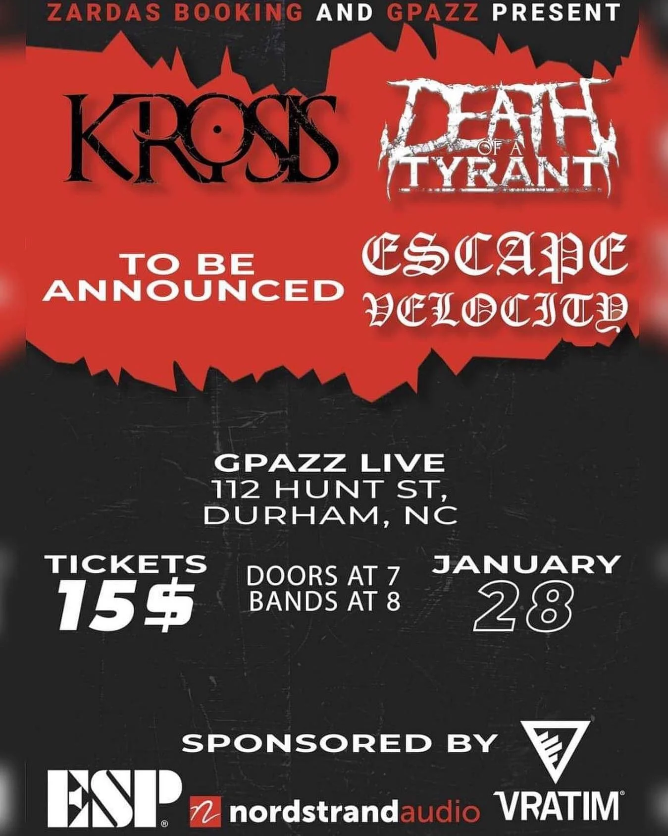 Show announcement! Been a minute since we hit the stage. More details to come 🤙