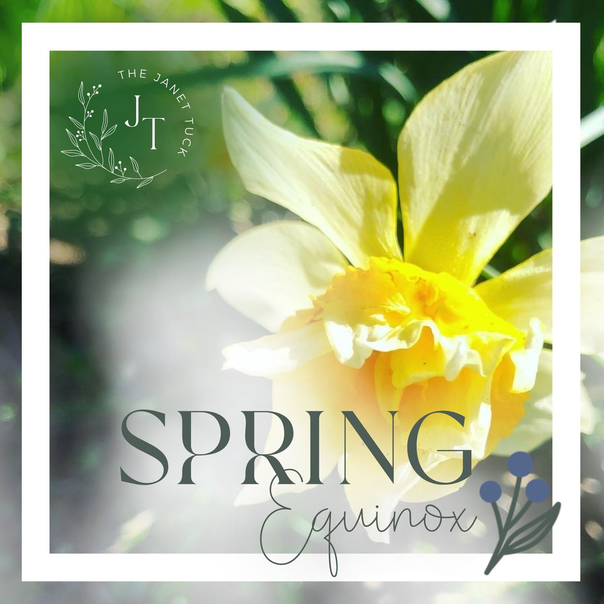 Today, March 20, is the spring equinox. It's the quarter turn of the year, marking the movement from dormancy into the time of growth and renewal. It's an event of balance when the light and the dark are of equal length. 

This time of balance calls 
