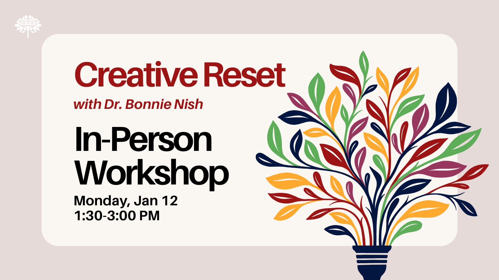 In-Person Workshop: Creative Reset Session