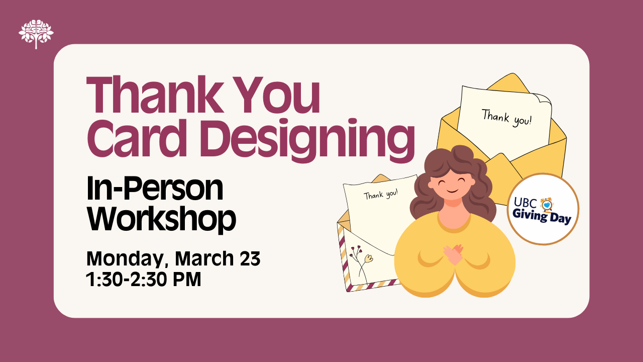In-Person Workshop: Thank You Card Designing