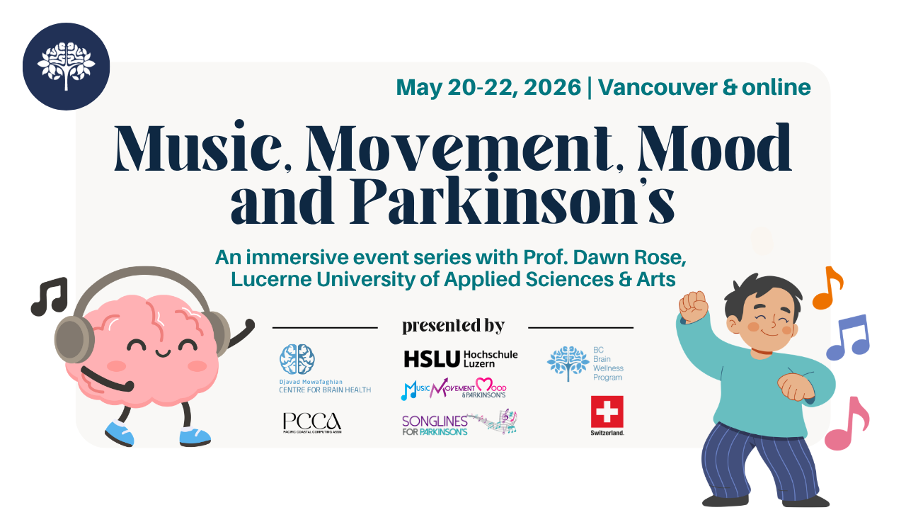 Event Series: Music, Movement, Mood, and Parkinson’s